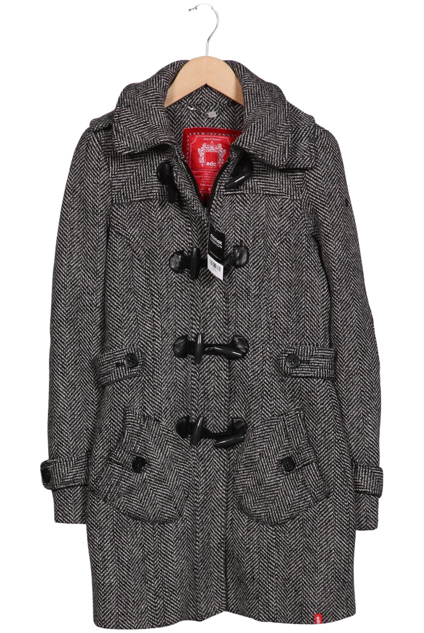 

edc by Esprit Damen Mantel, grau, Gr. 36