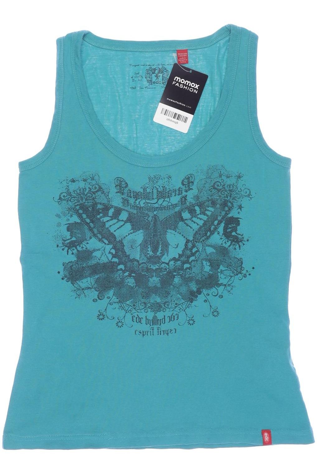 

edc by Esprit Damen Top, blau, Gr. 38