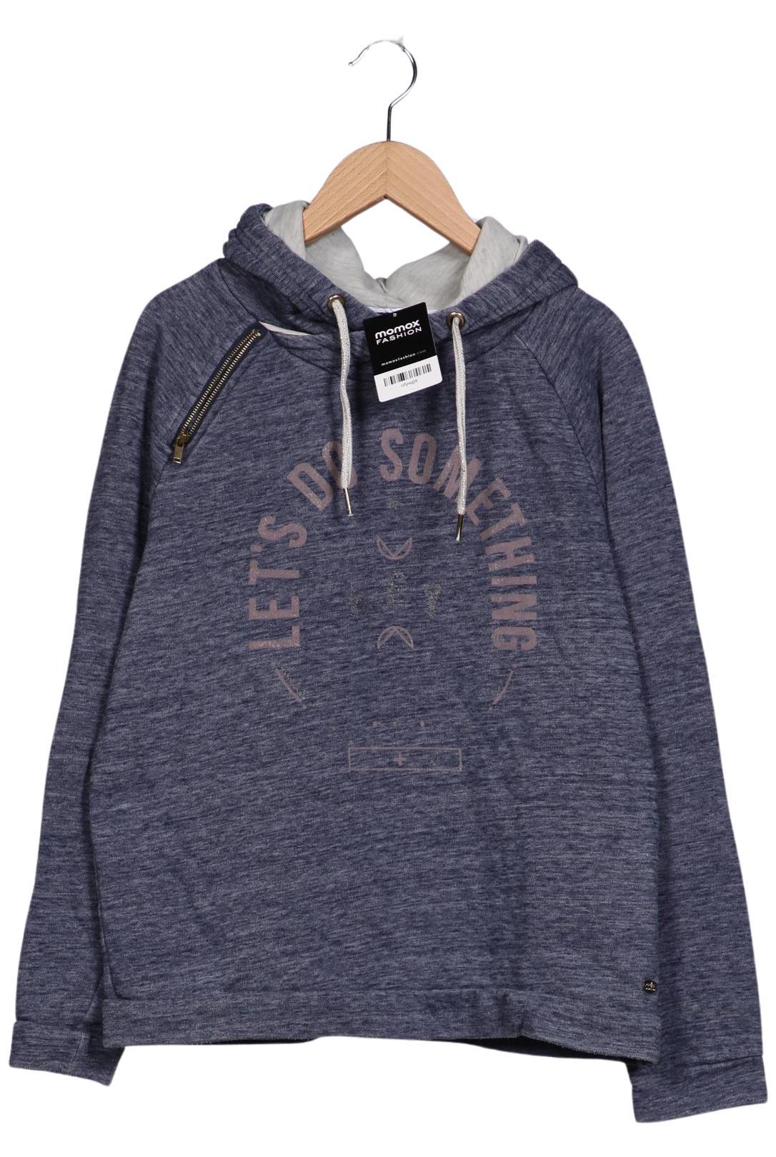 

edc by Esprit Damen Kapuzenpullover, marineblau, Gr. 38