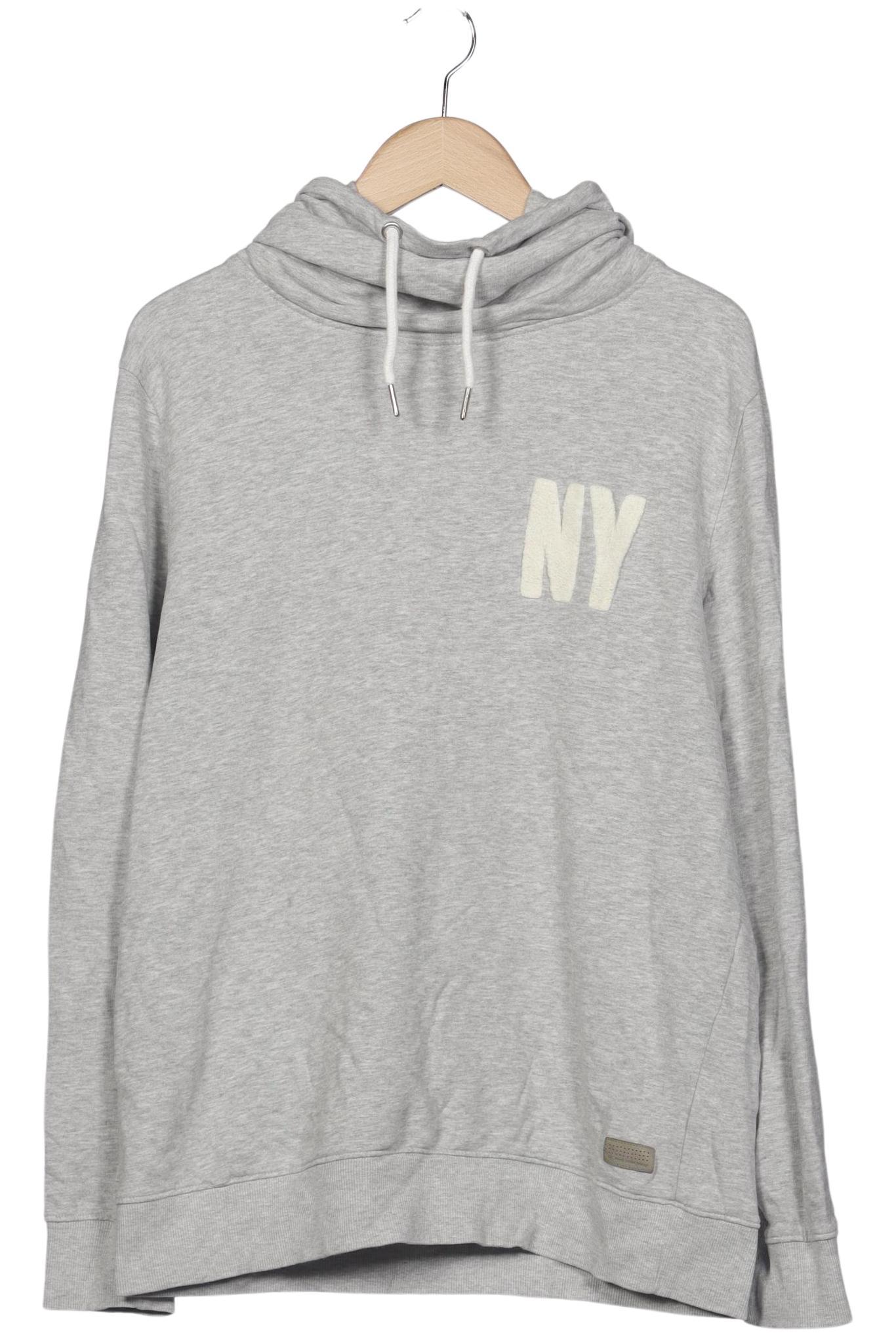 

edc by Esprit Herren Kapuzenpullover, grau, Gr. 54