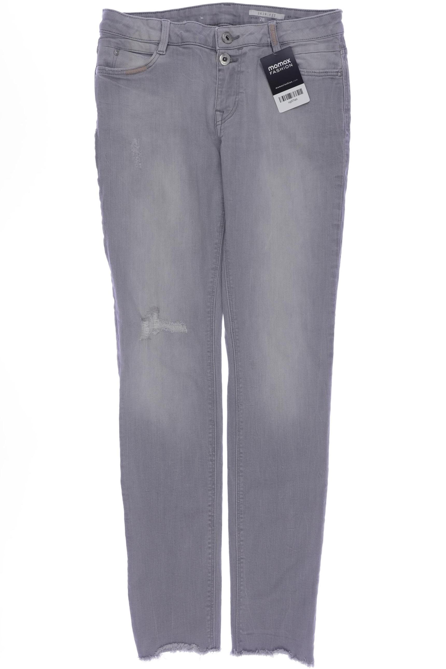 

edc by Esprit Damen Jeans, grau, Gr. 28