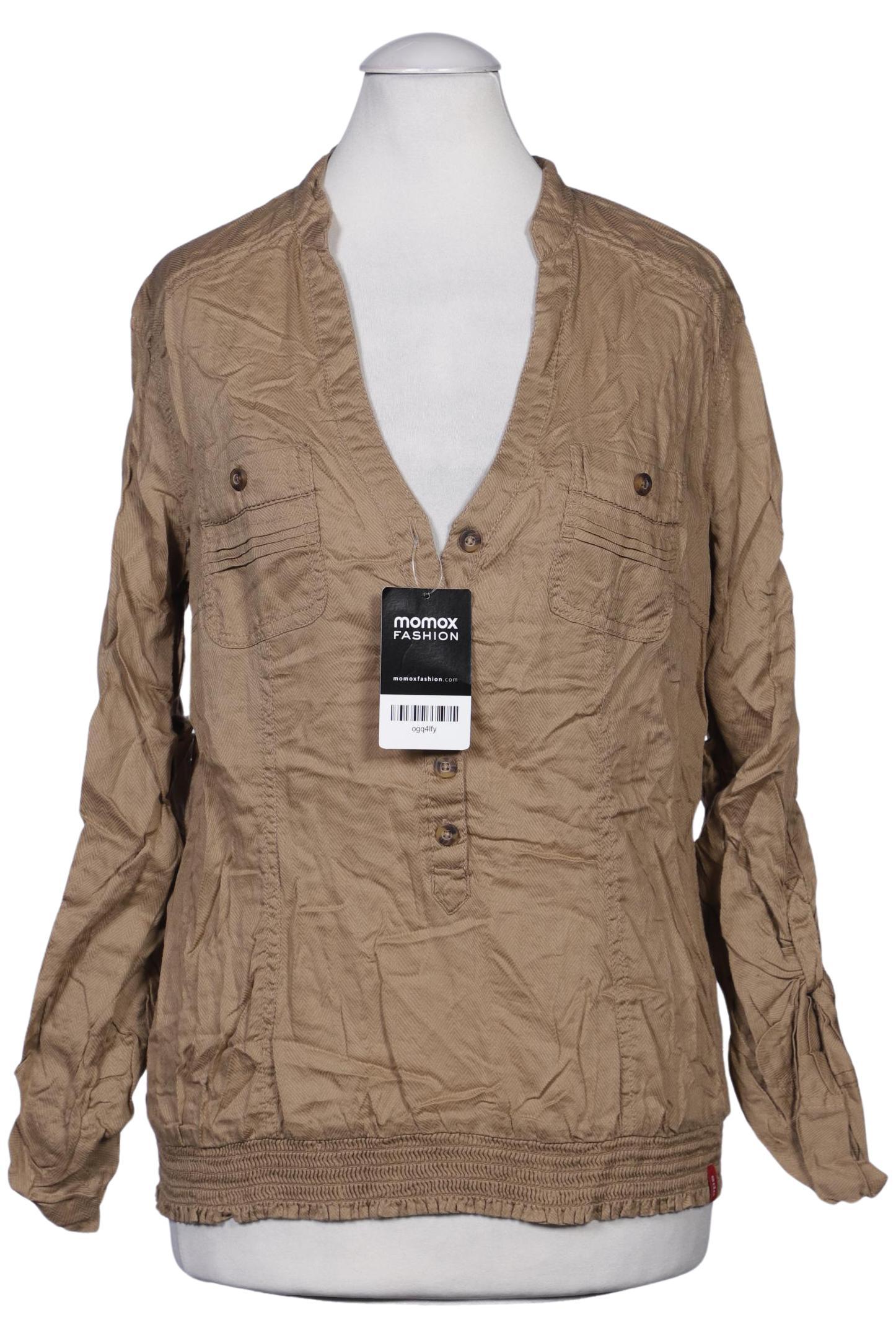 

edc by Esprit Damen Bluse, braun, Gr. 36