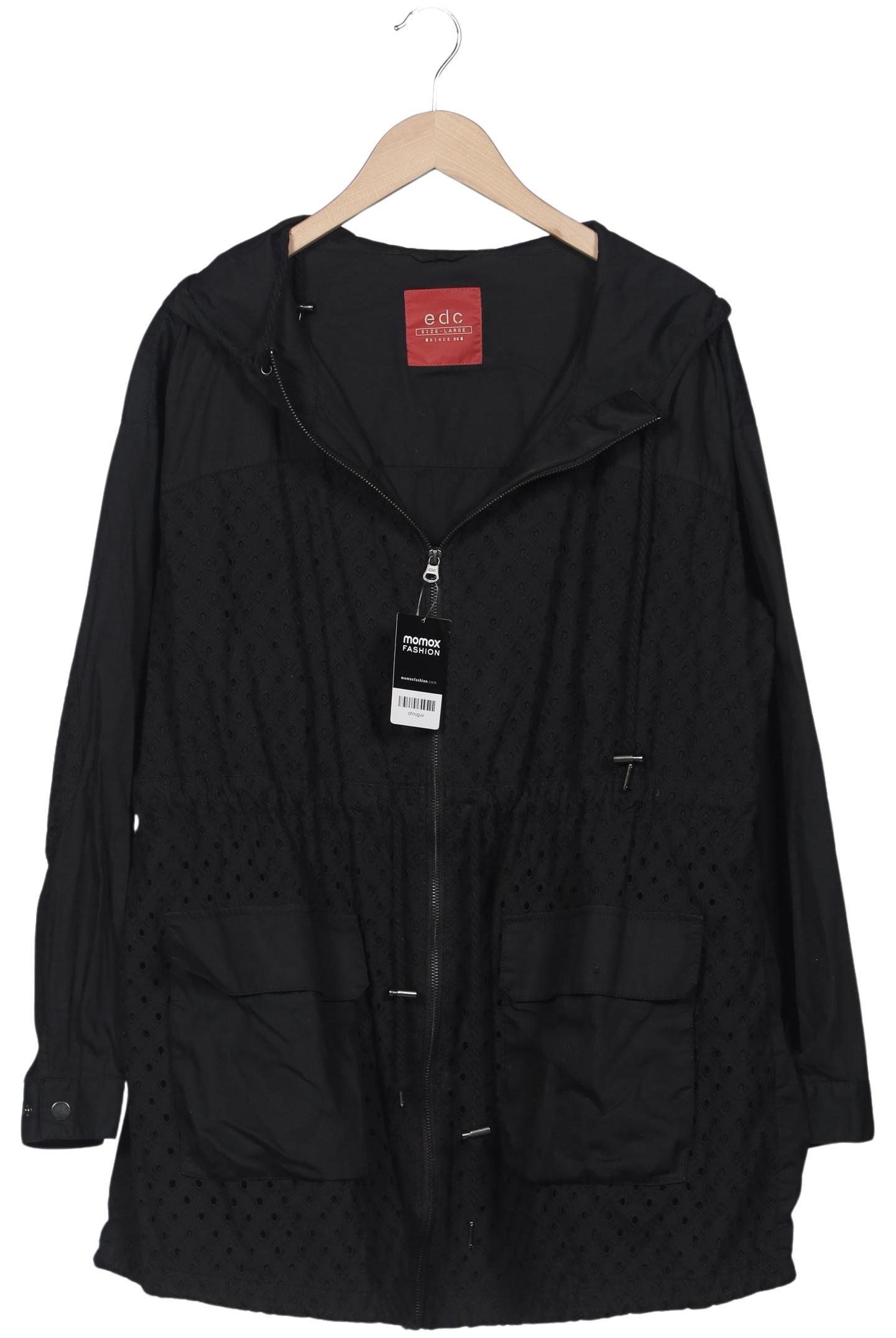 

edc by Esprit Damen Mantel, schwarz, Gr. 42