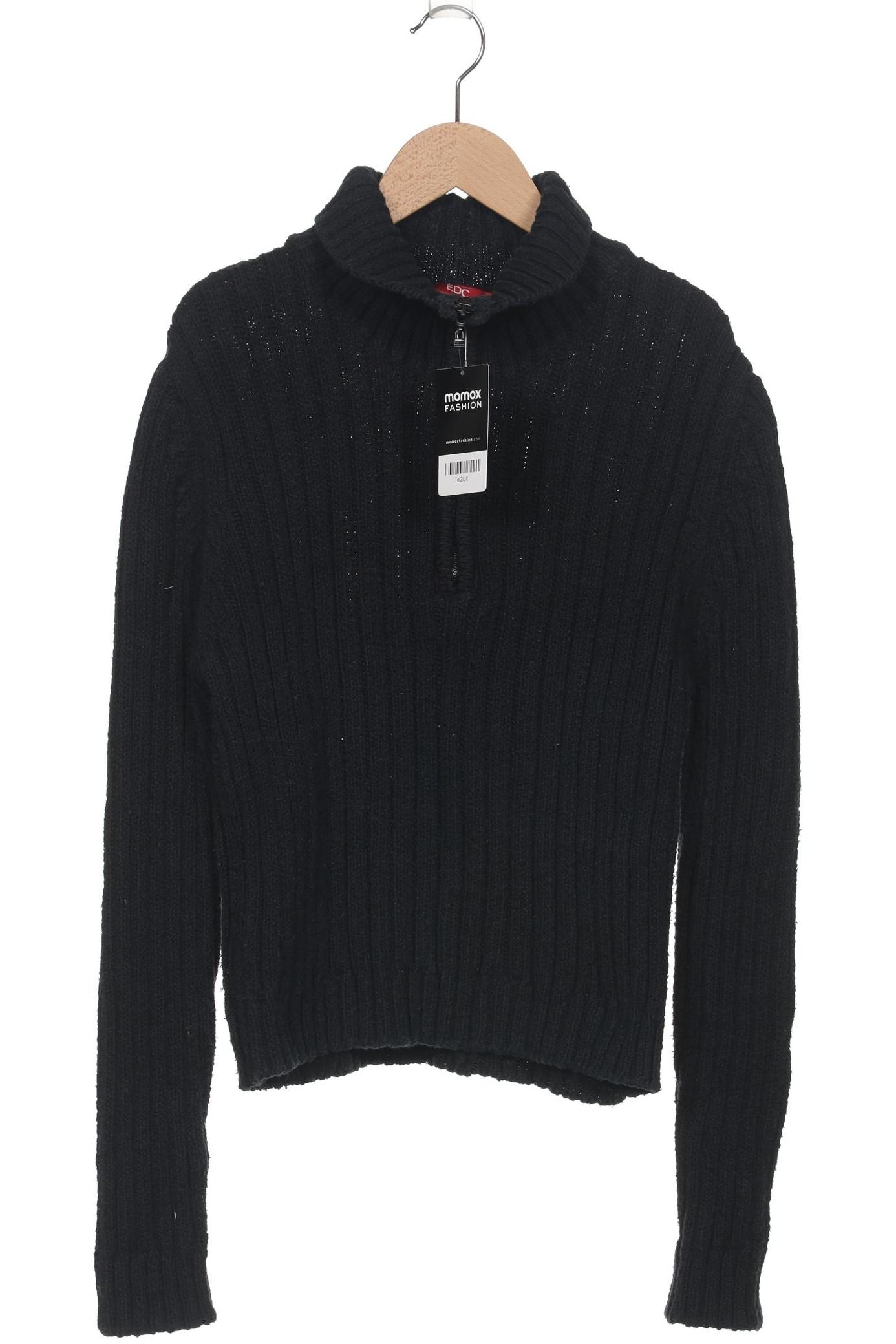 

edc by Esprit Damen Pullover, schwarz, Gr. 42