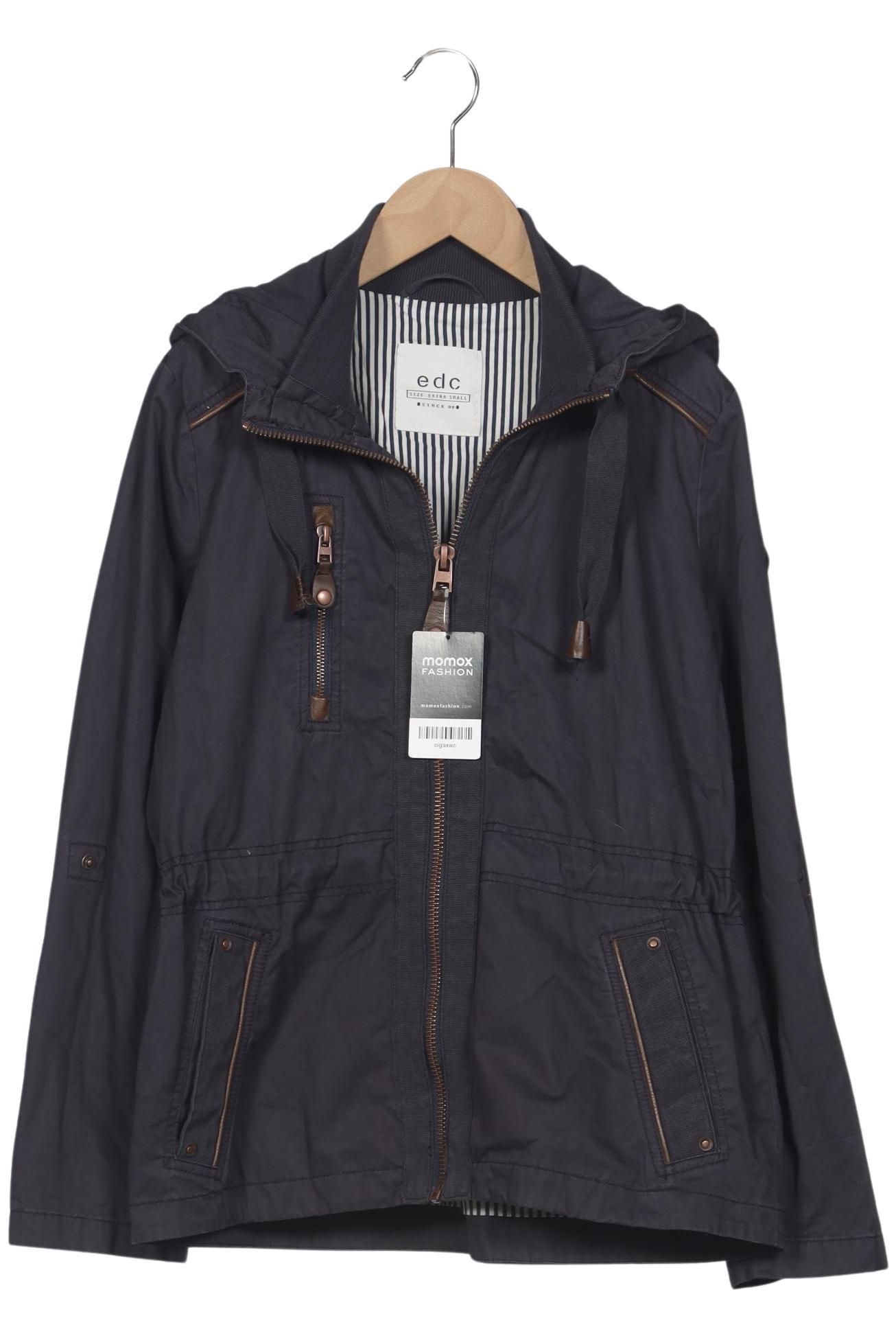 

edc by Esprit Damen Jacke, marineblau, Gr. 34