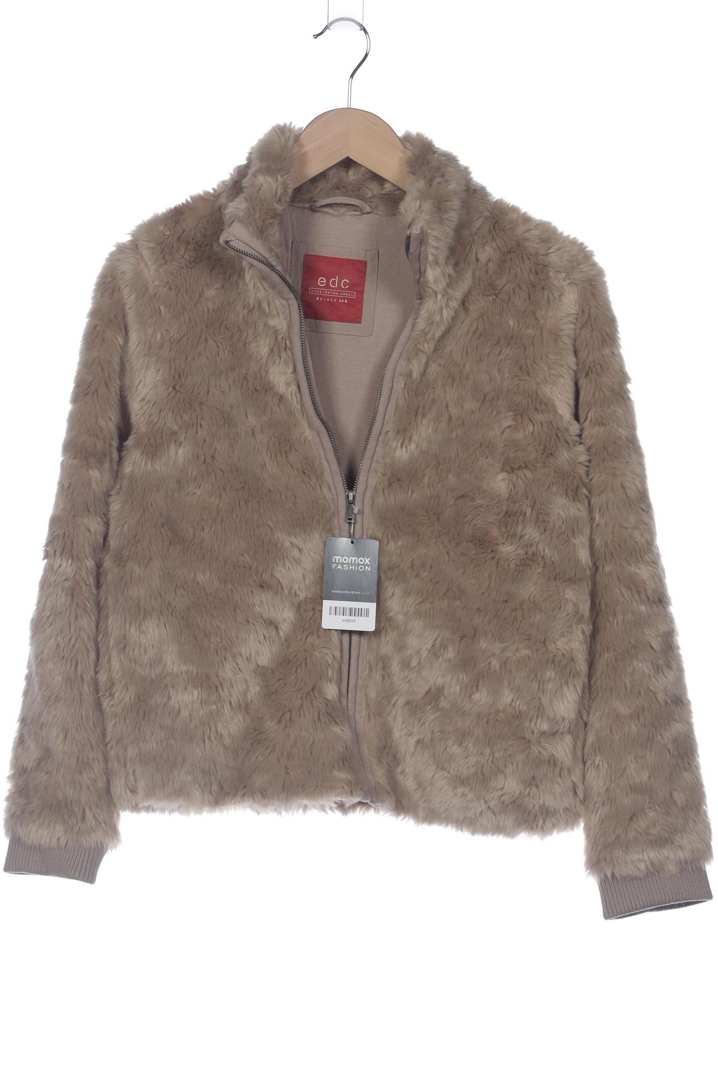

edc by Esprit Damen Jacke, beige, Gr. 34