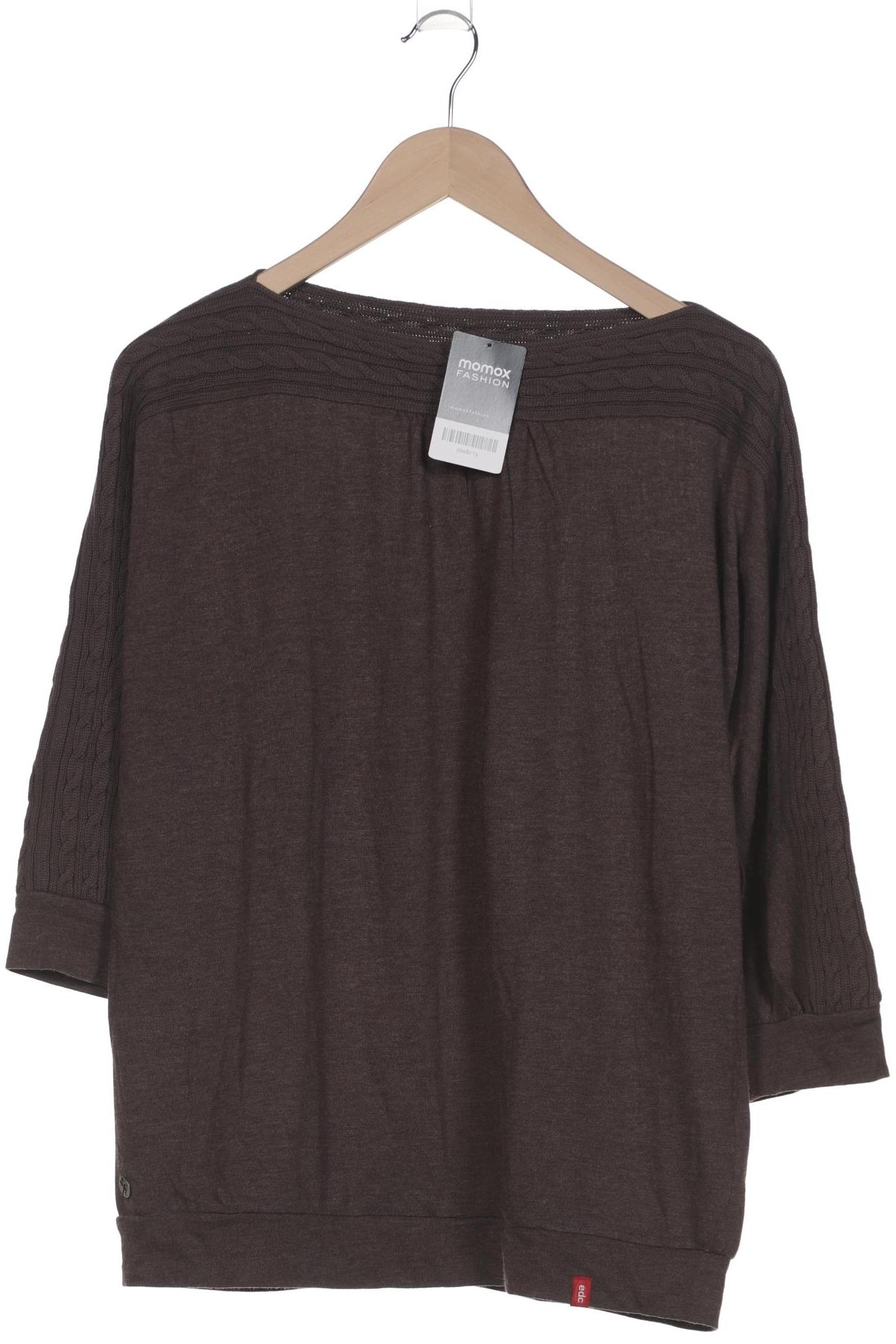 

edc by Esprit Damen Pullover, braun, Gr. 42