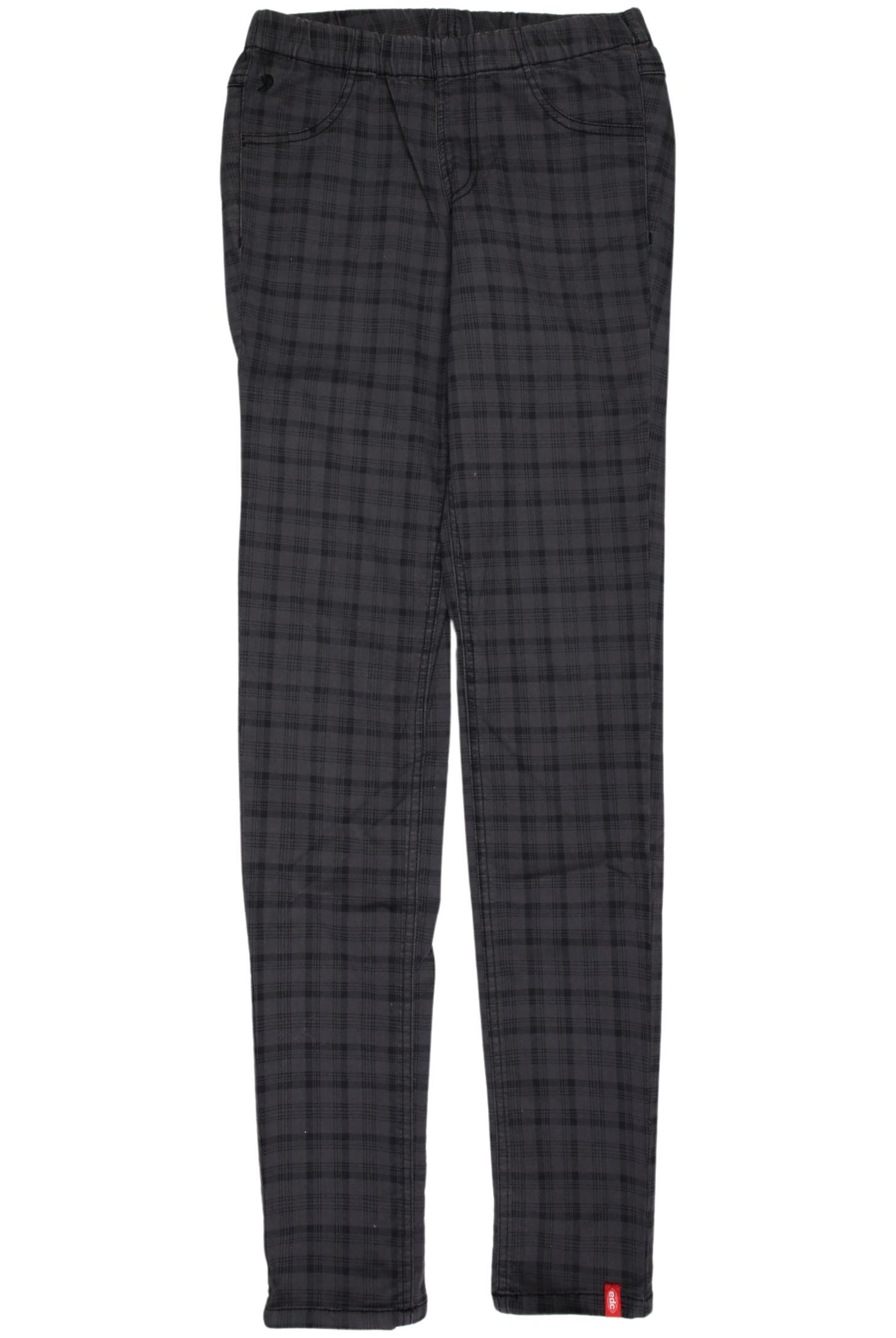 

edc by Esprit Damen Stoffhose, grau, Gr. 38