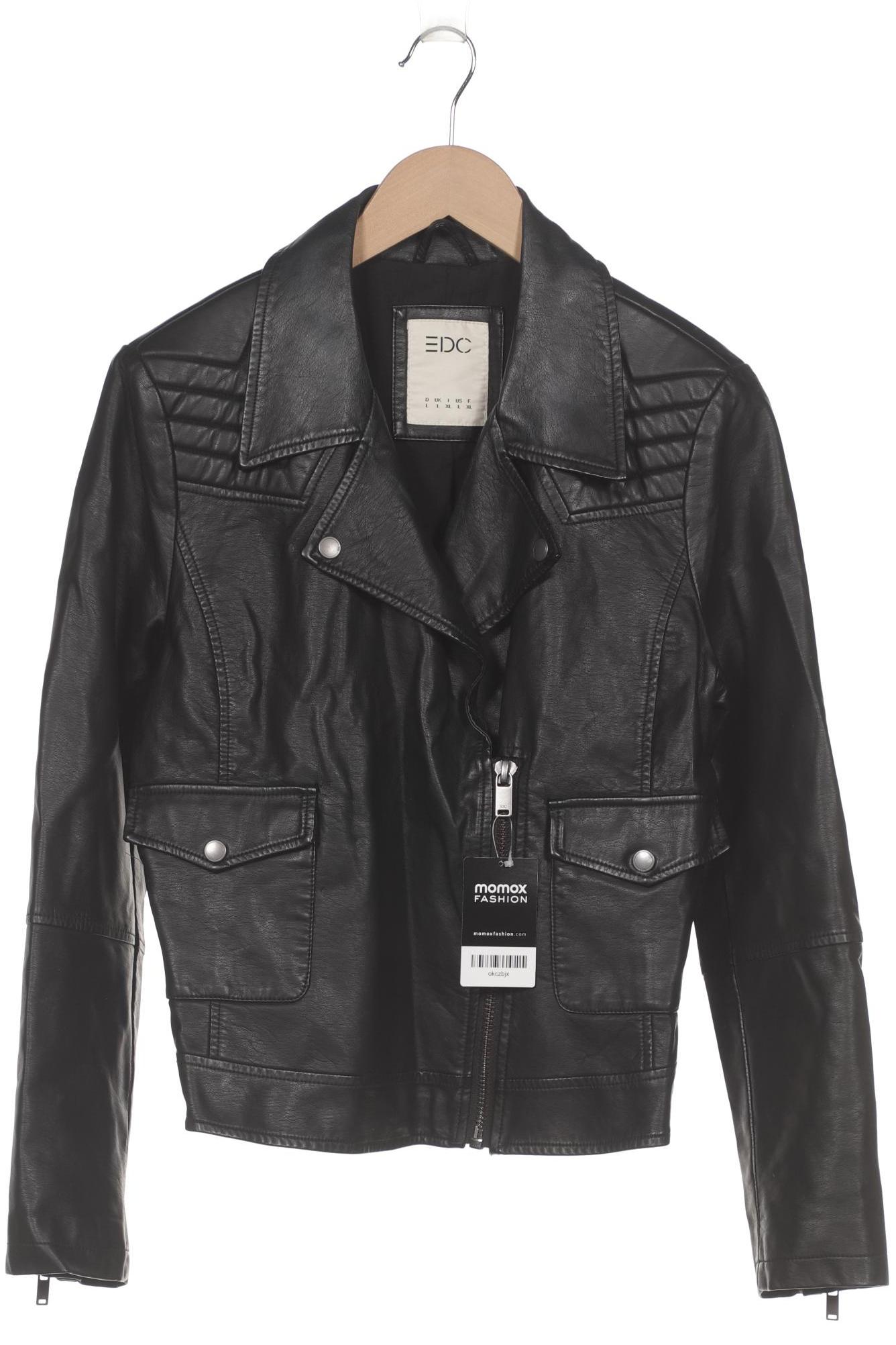 

edc by Esprit Damen Jacke, schwarz, Gr. 42