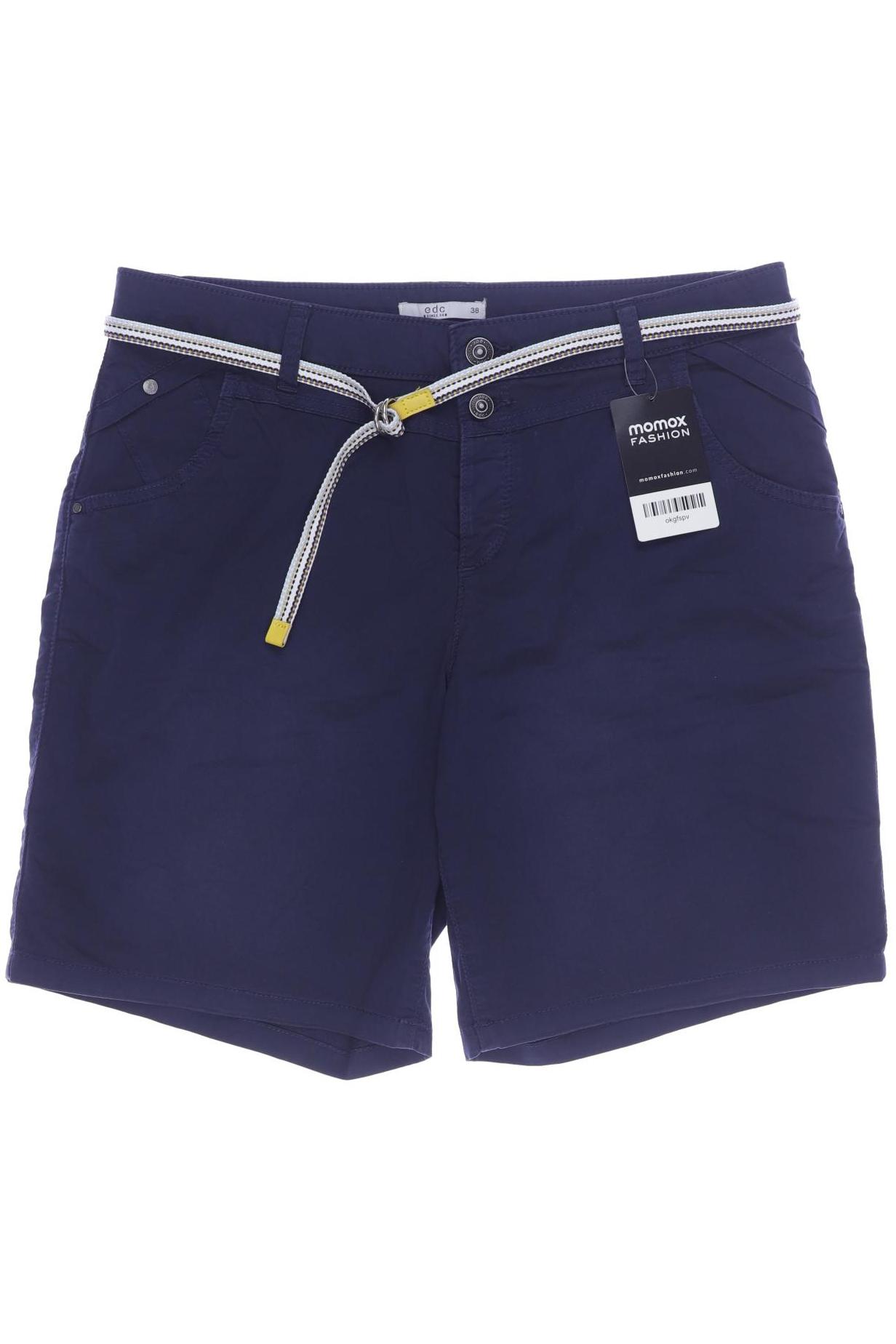 

edc by Esprit Damen Shorts, marineblau, Gr. 38