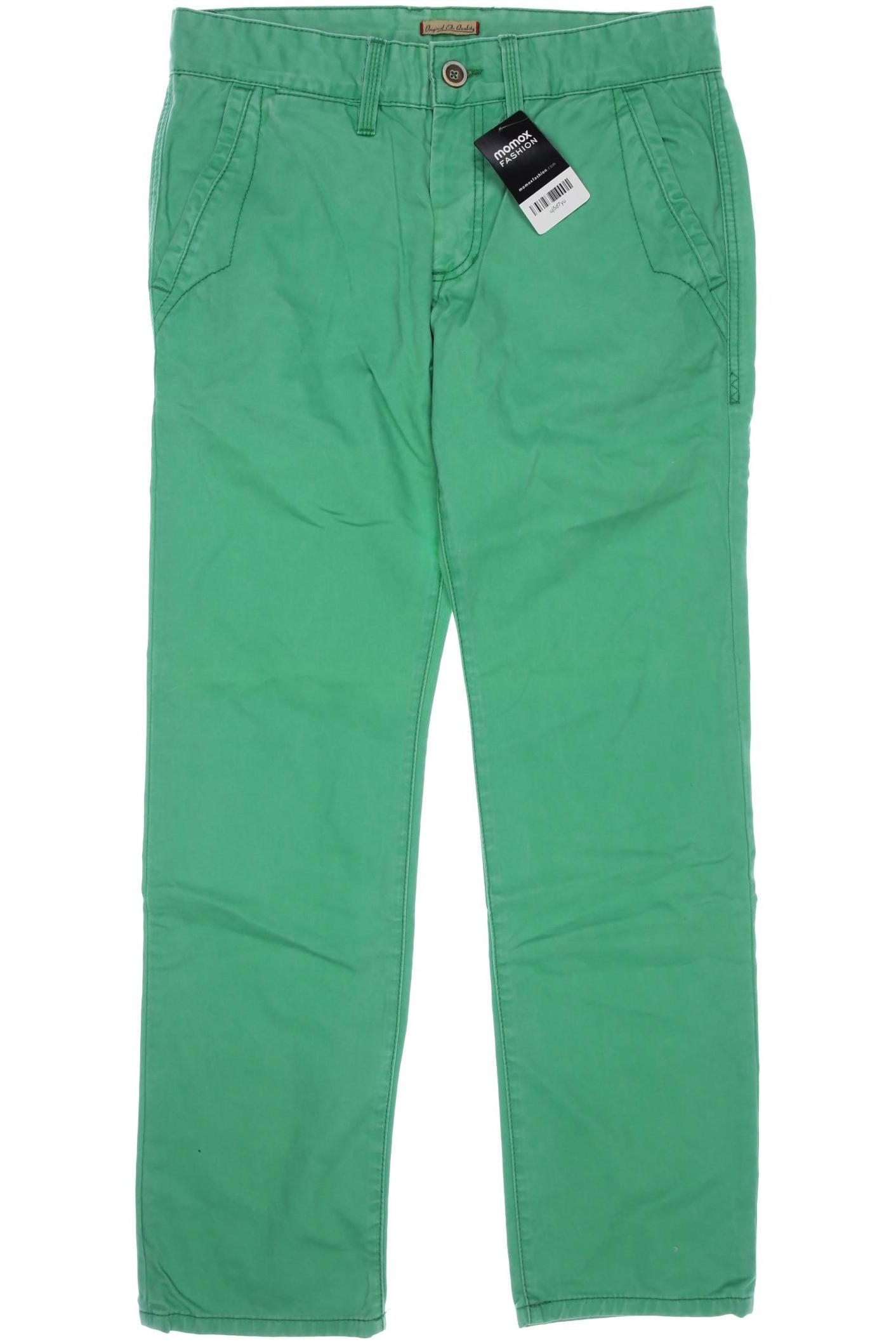 

edc by Esprit Damen Stoffhose, grün, Gr. 31