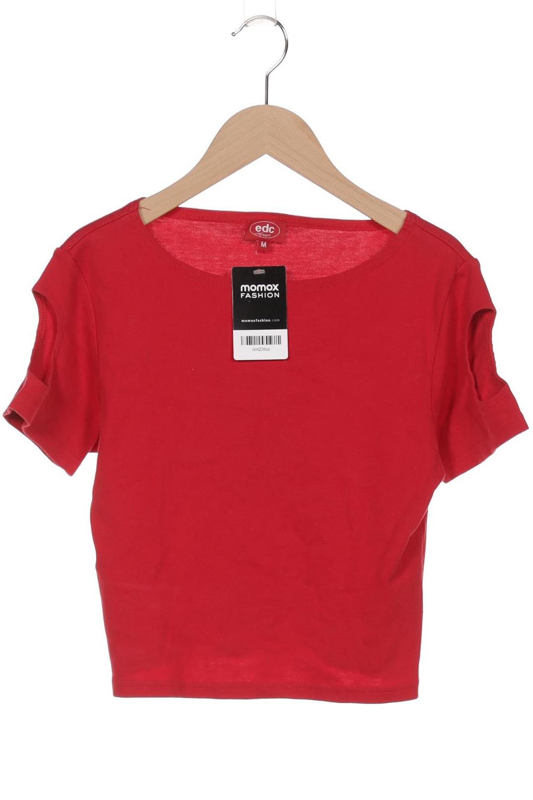 

edc by Esprit Damen T-Shirt, rot, Gr. 38