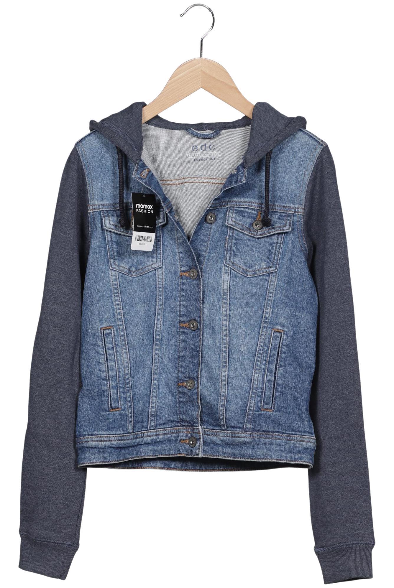 

edc by Esprit Damen Jacke, marineblau, Gr. 34