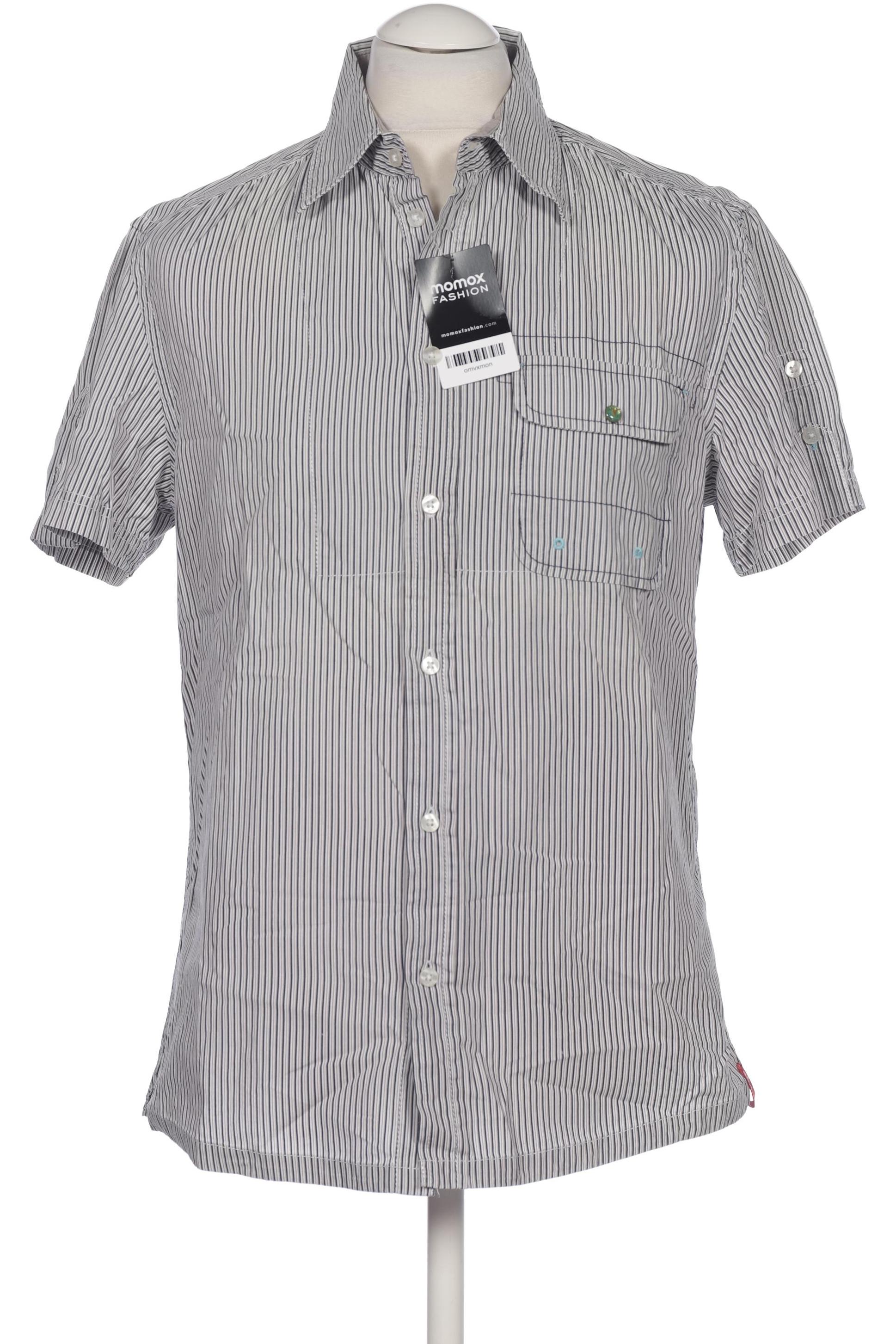 

edc by Esprit Herren Hemd, grau, Gr. 52