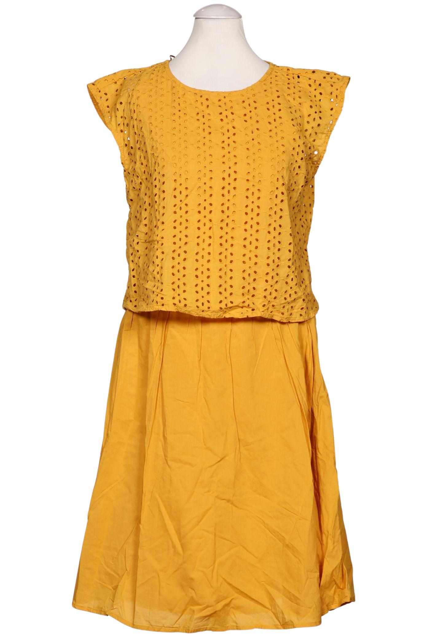 

edc by Esprit Damen Kleid, gelb, Gr. 36