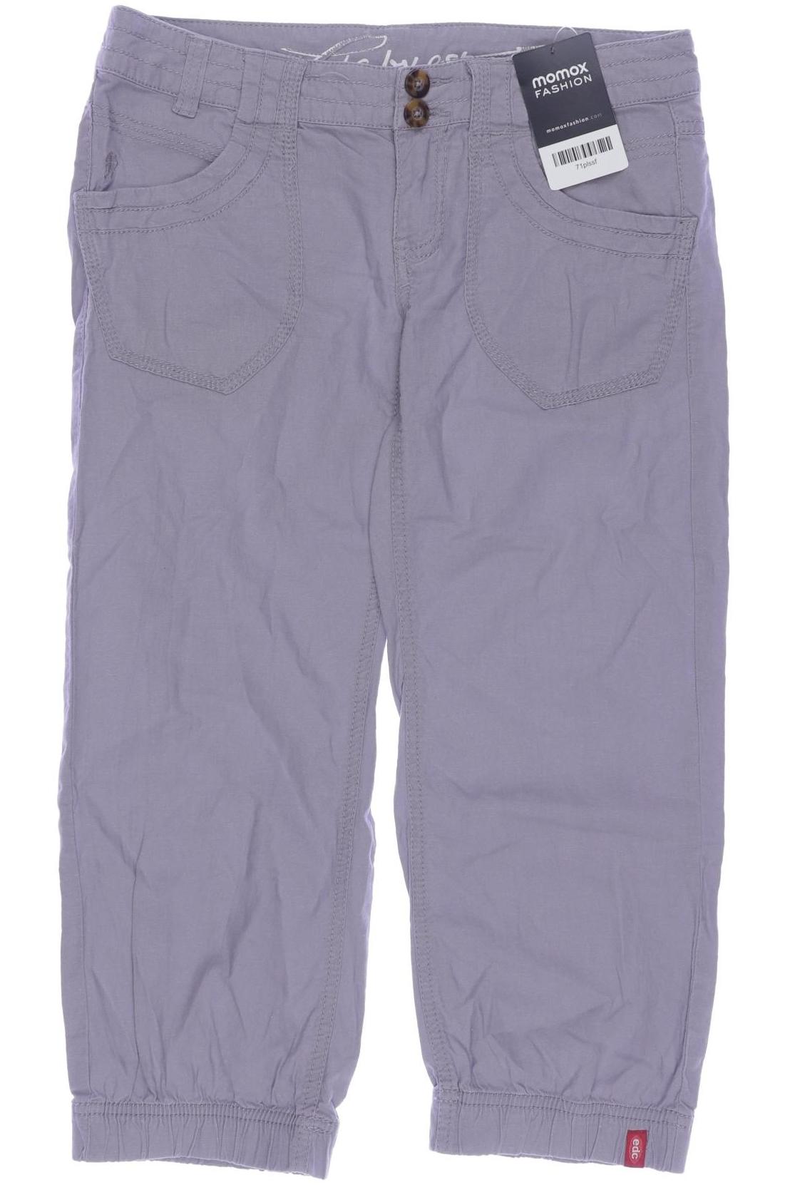 

edc by Esprit Damen Stoffhose, flieder, Gr. 30