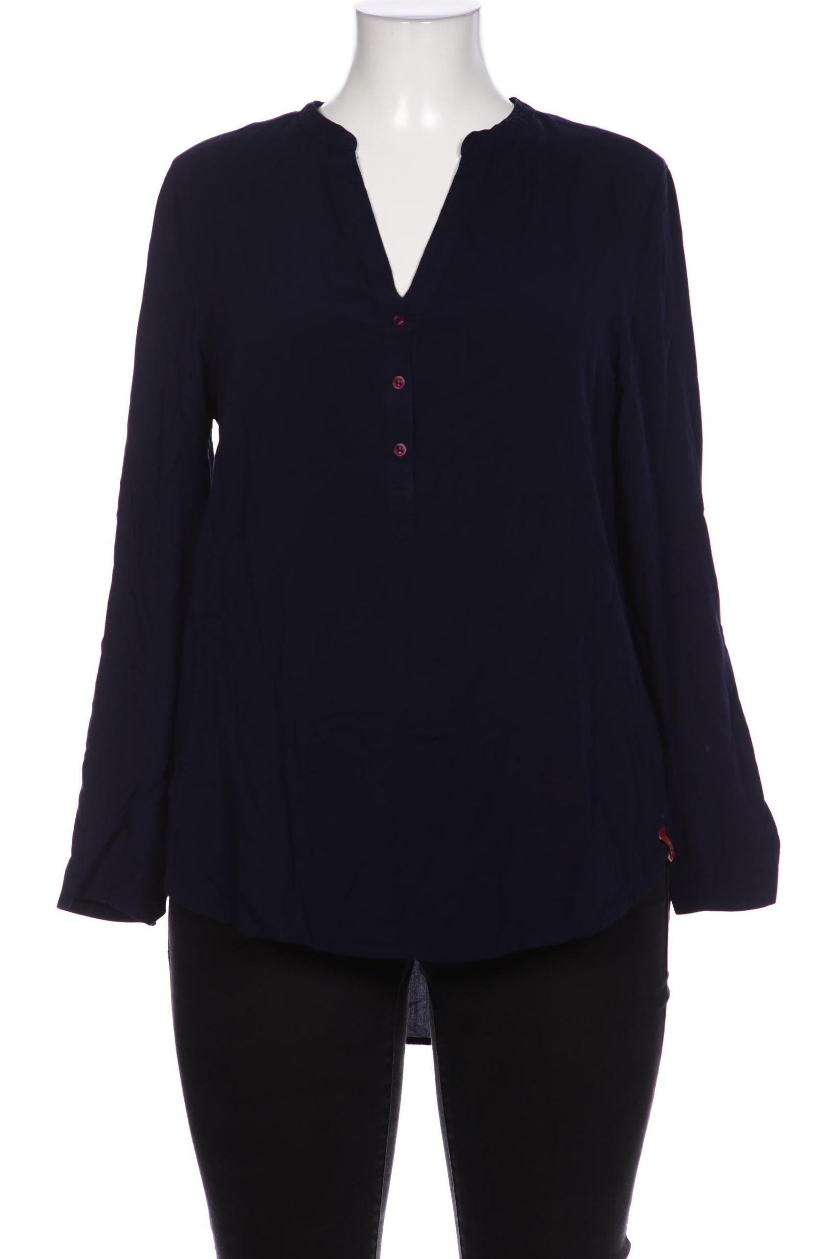 

edc by Esprit Damen Bluse, marineblau, Gr. 44