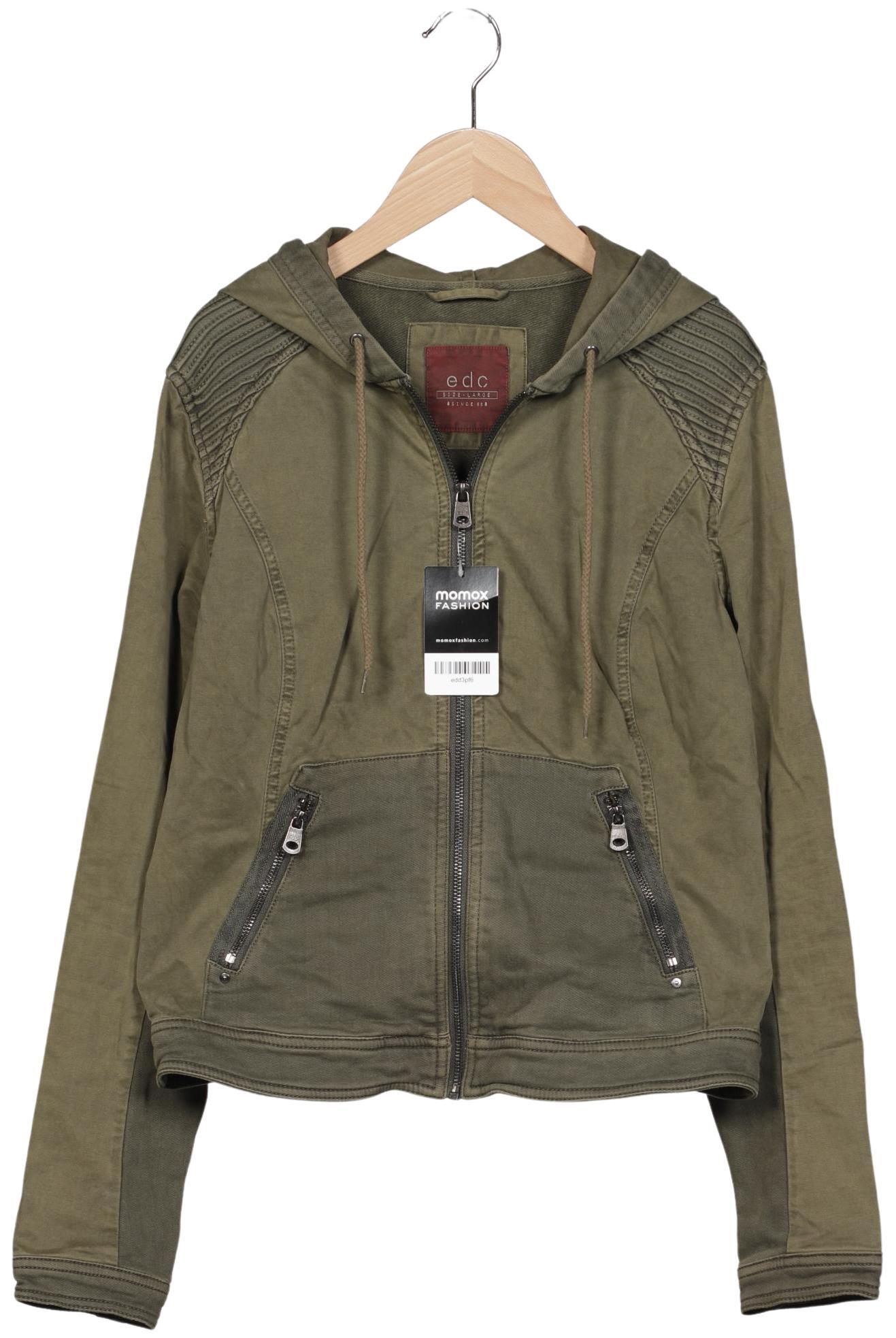 

edc by Esprit Damen Jacke, grün, Gr. 42