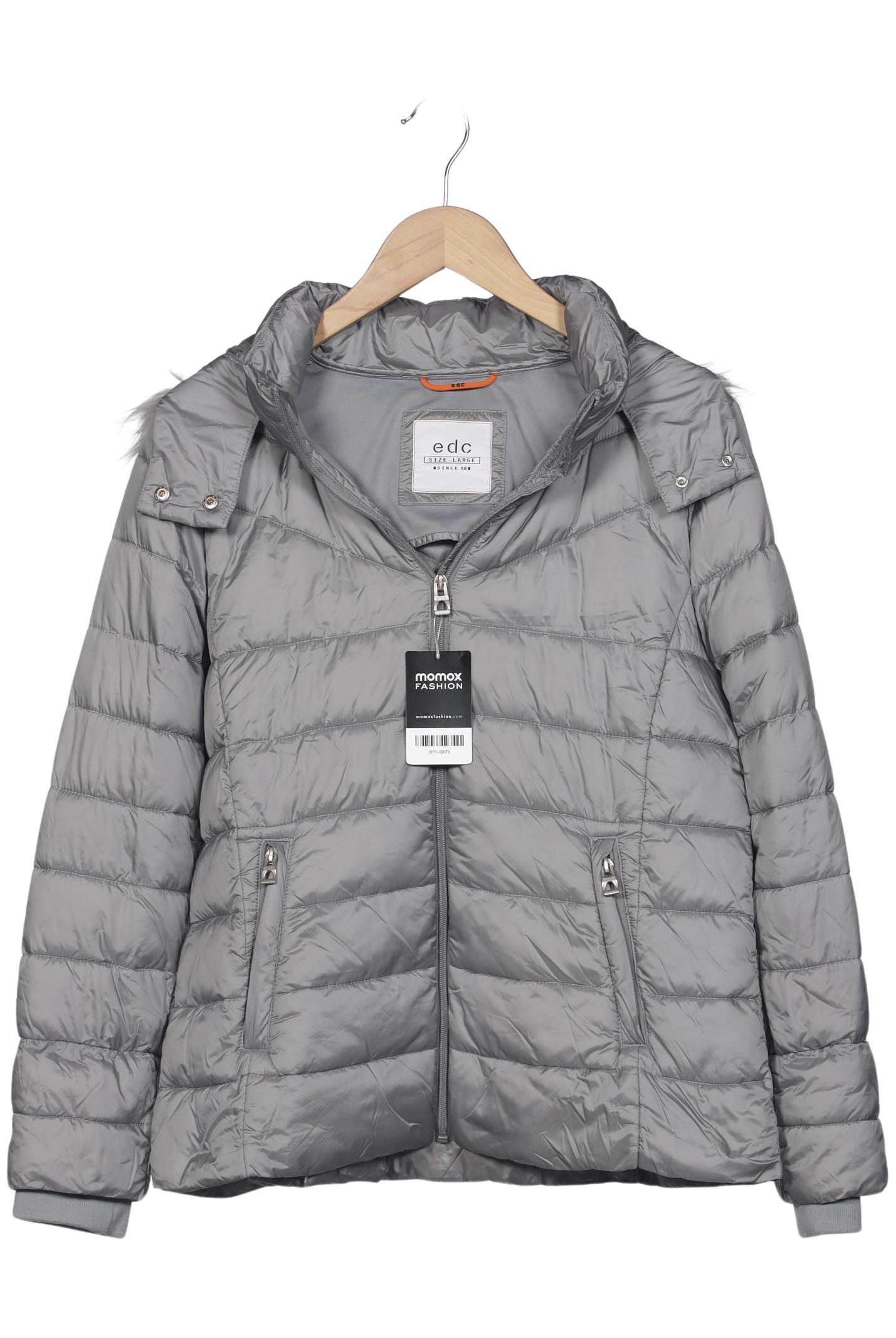 

edc by Esprit Damen Jacke, grau, Gr. 42