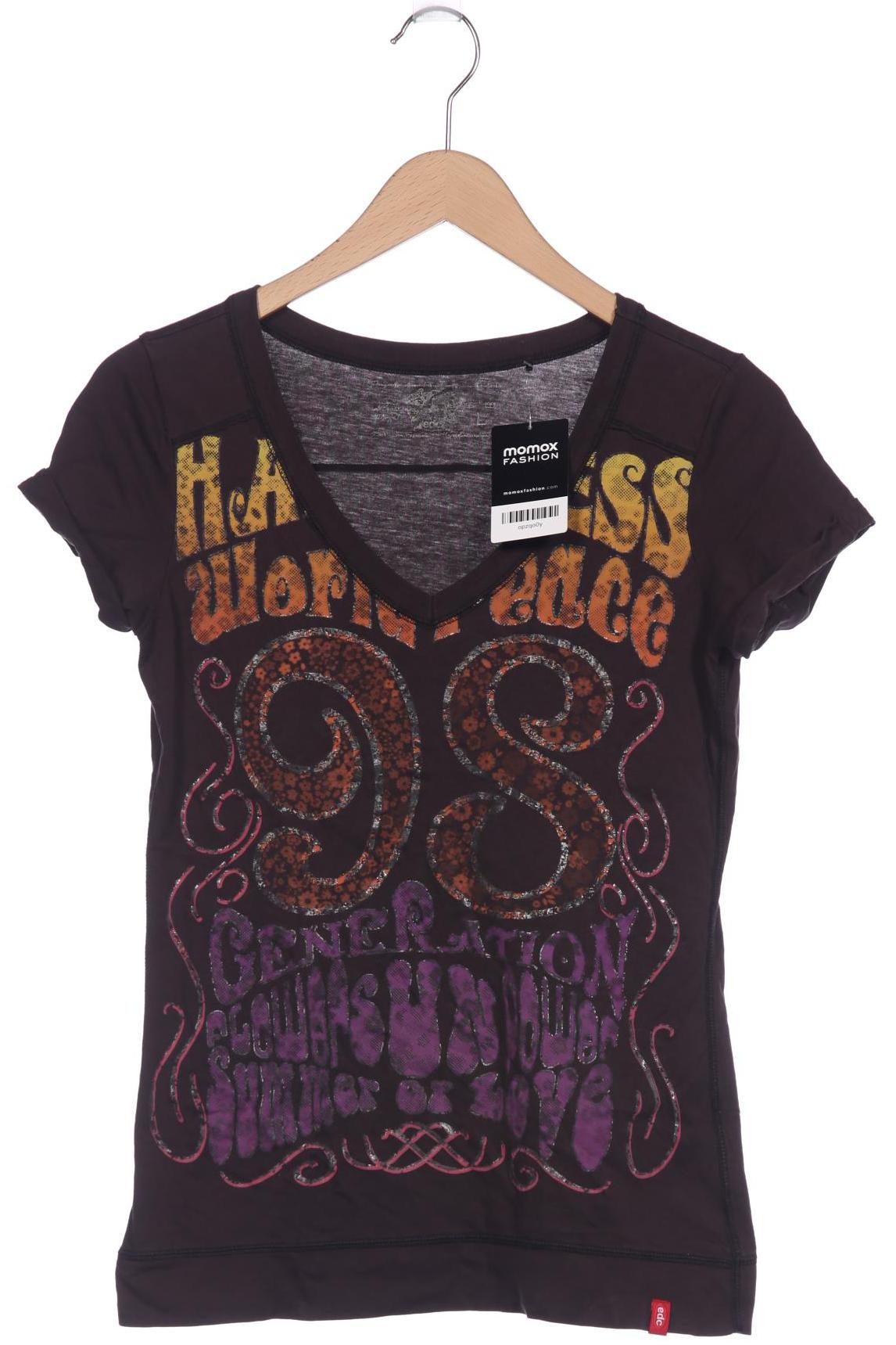 

edc by Esprit Damen T-Shirt, braun, Gr. 42