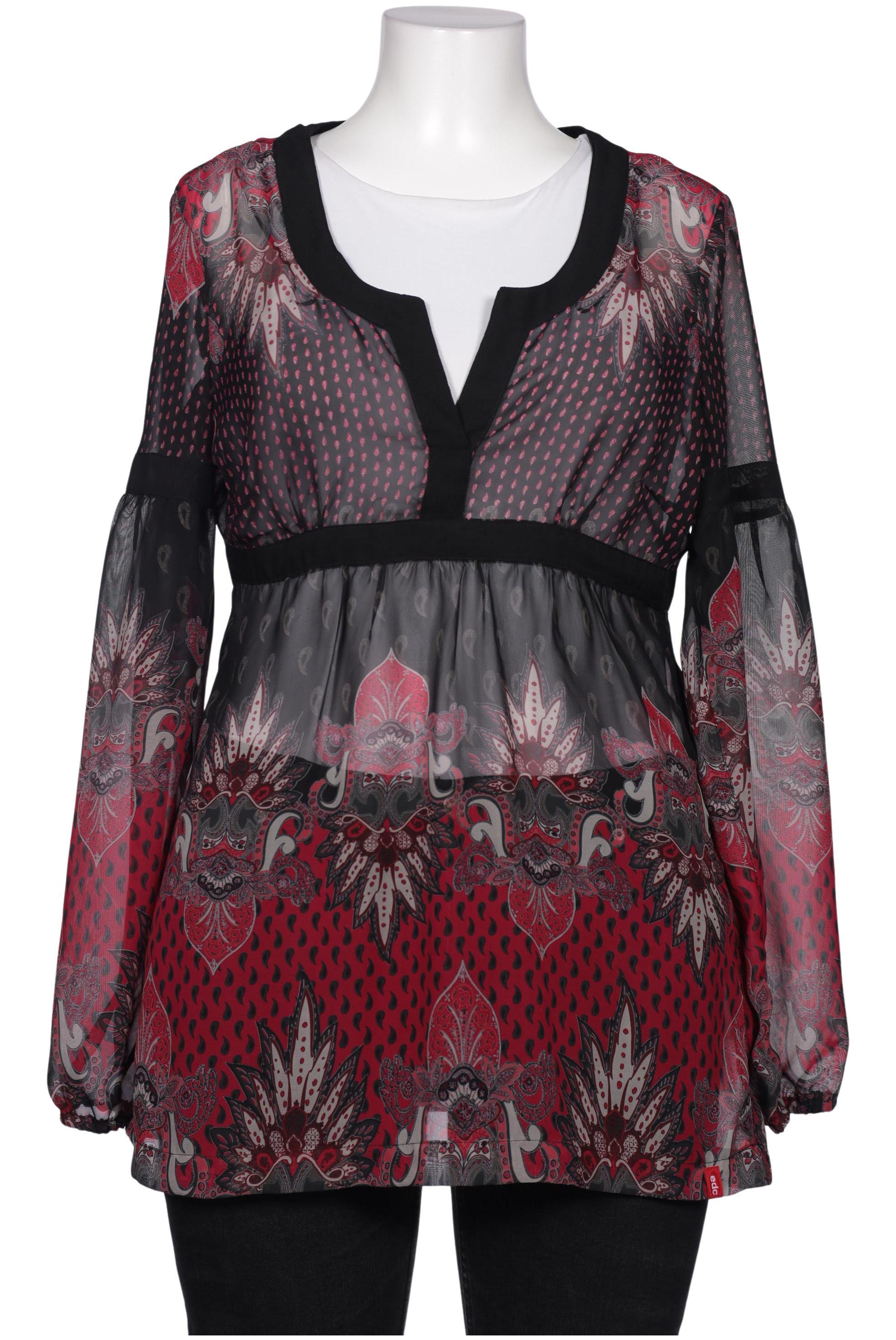 

edc by Esprit Damen Bluse, schwarz, Gr. 44