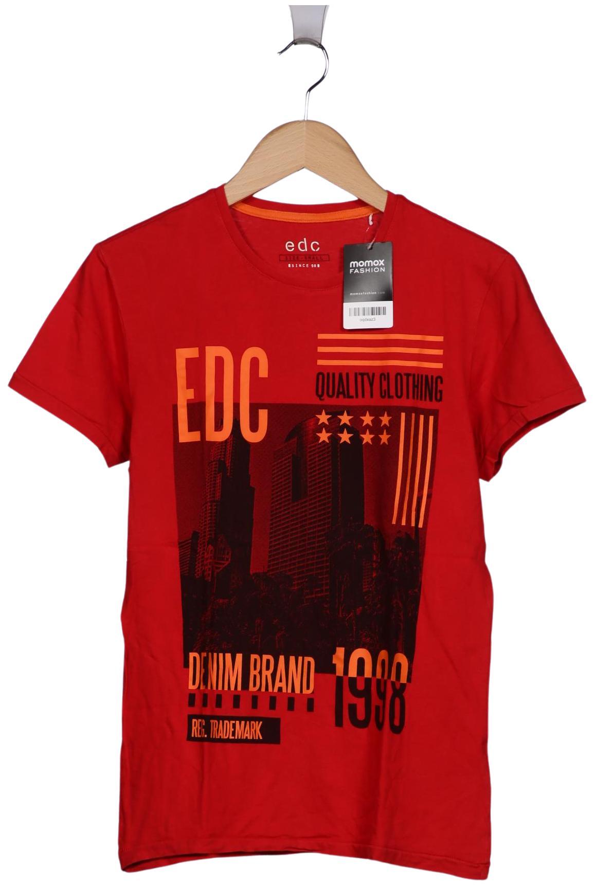 

edc by Esprit Damen T-Shirt, rot, Gr. 36