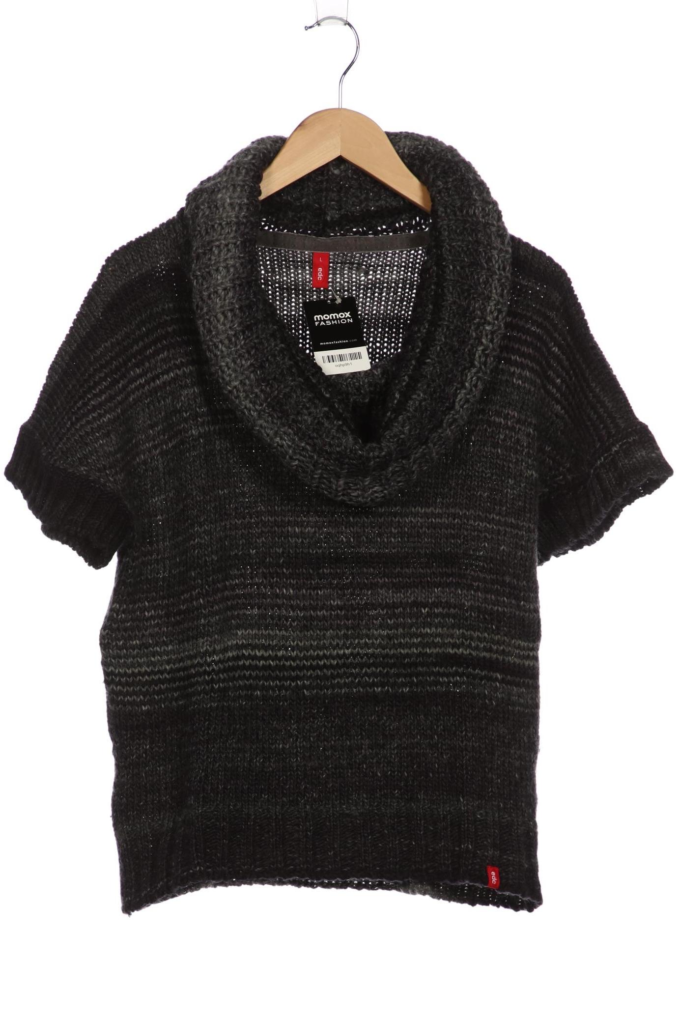 

edc by Esprit Damen Pullover, grau, Gr. 42