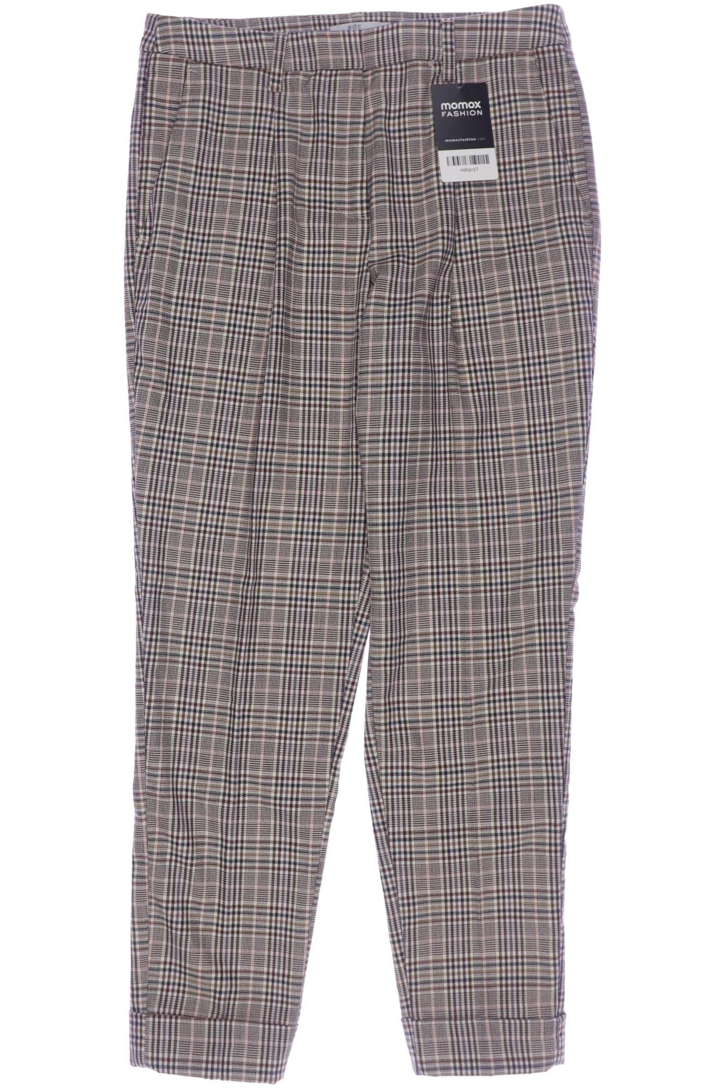 

edc by Esprit Damen Stoffhose, beige, Gr. 34