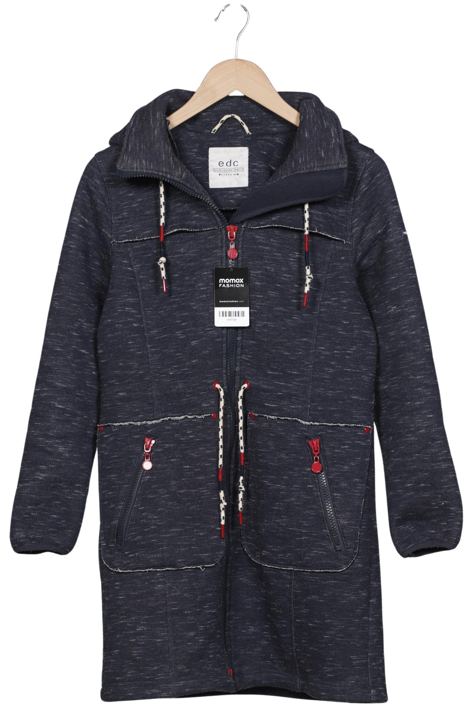 

edc by Esprit Damen Mantel, marineblau, Gr. 34