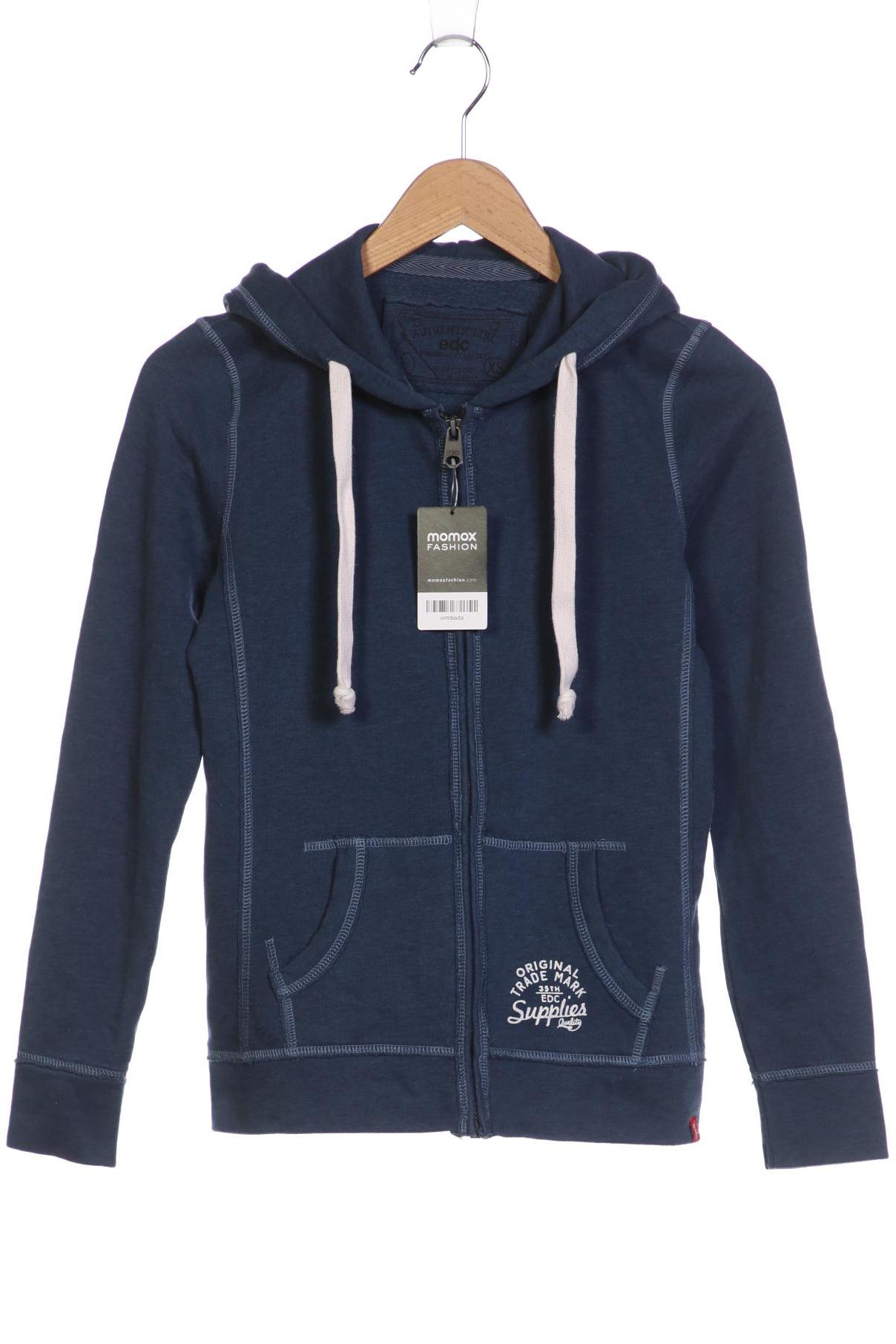 

edc by Esprit Damen Kapuzenpullover, blau