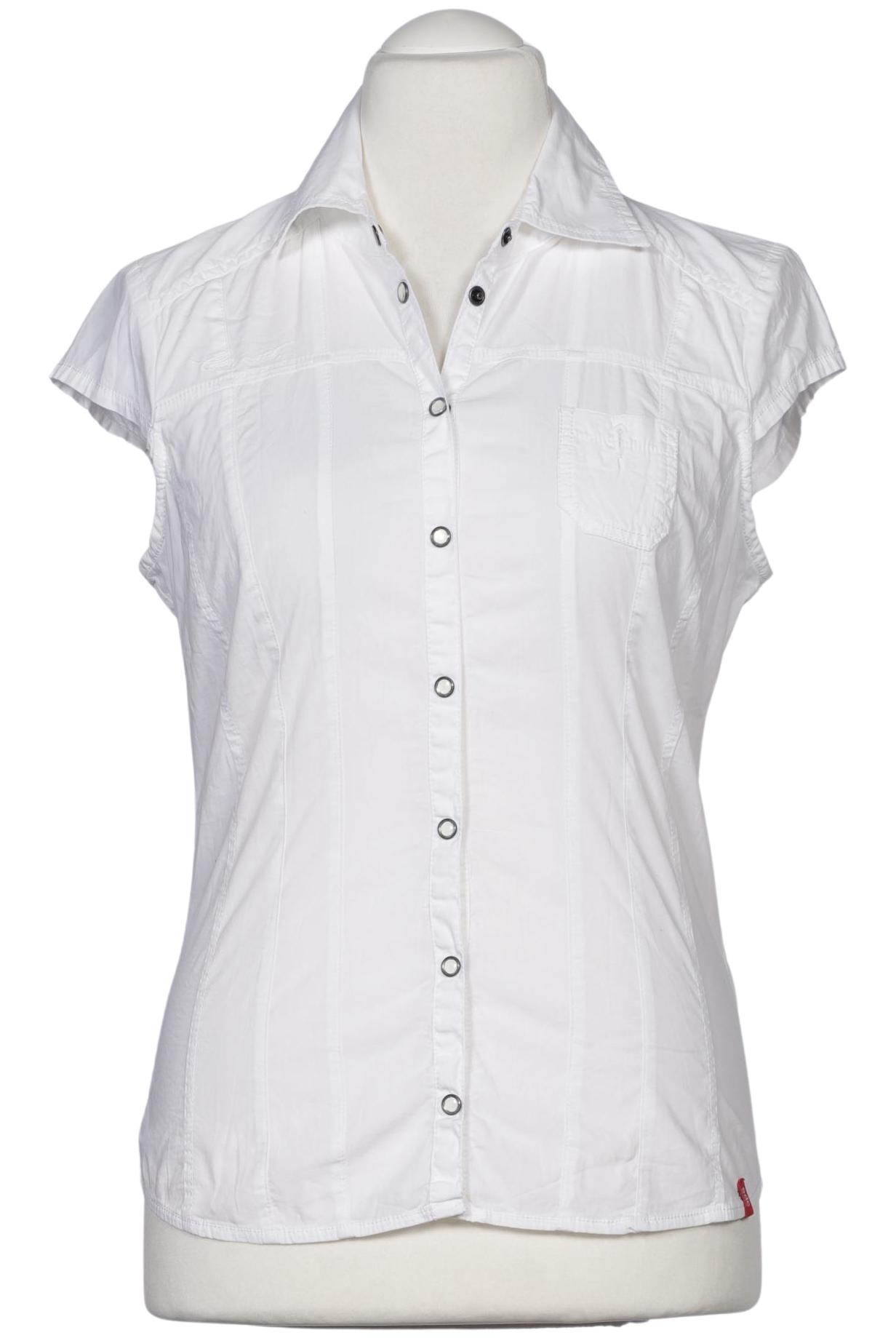 

edc by Esprit Damen Bluse, weiß, Gr. 42