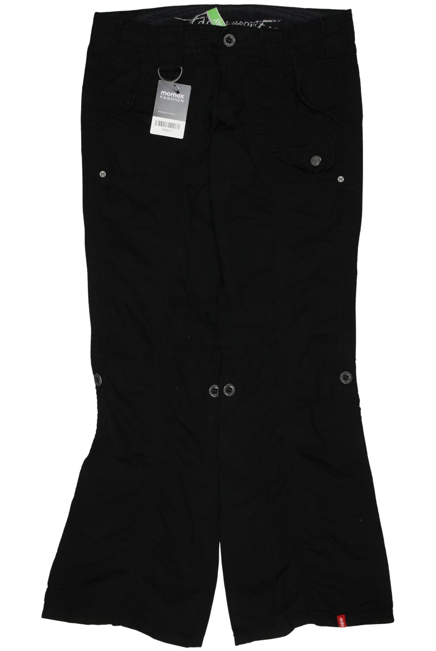 

edc by Esprit Damen Stoffhose, schwarz, Gr. 36