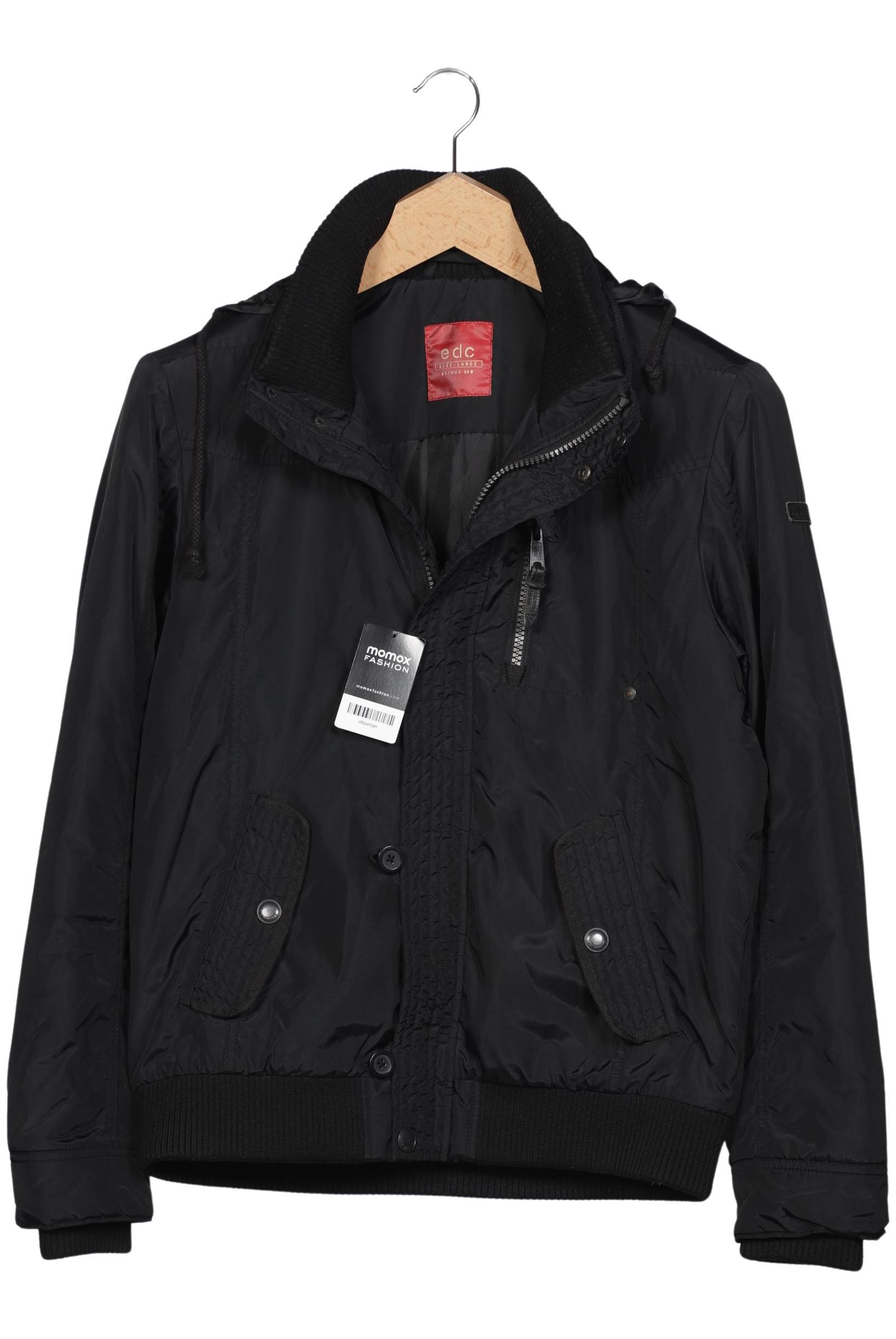 

edc by Esprit Herren Jacke, schwarz, Gr. 52