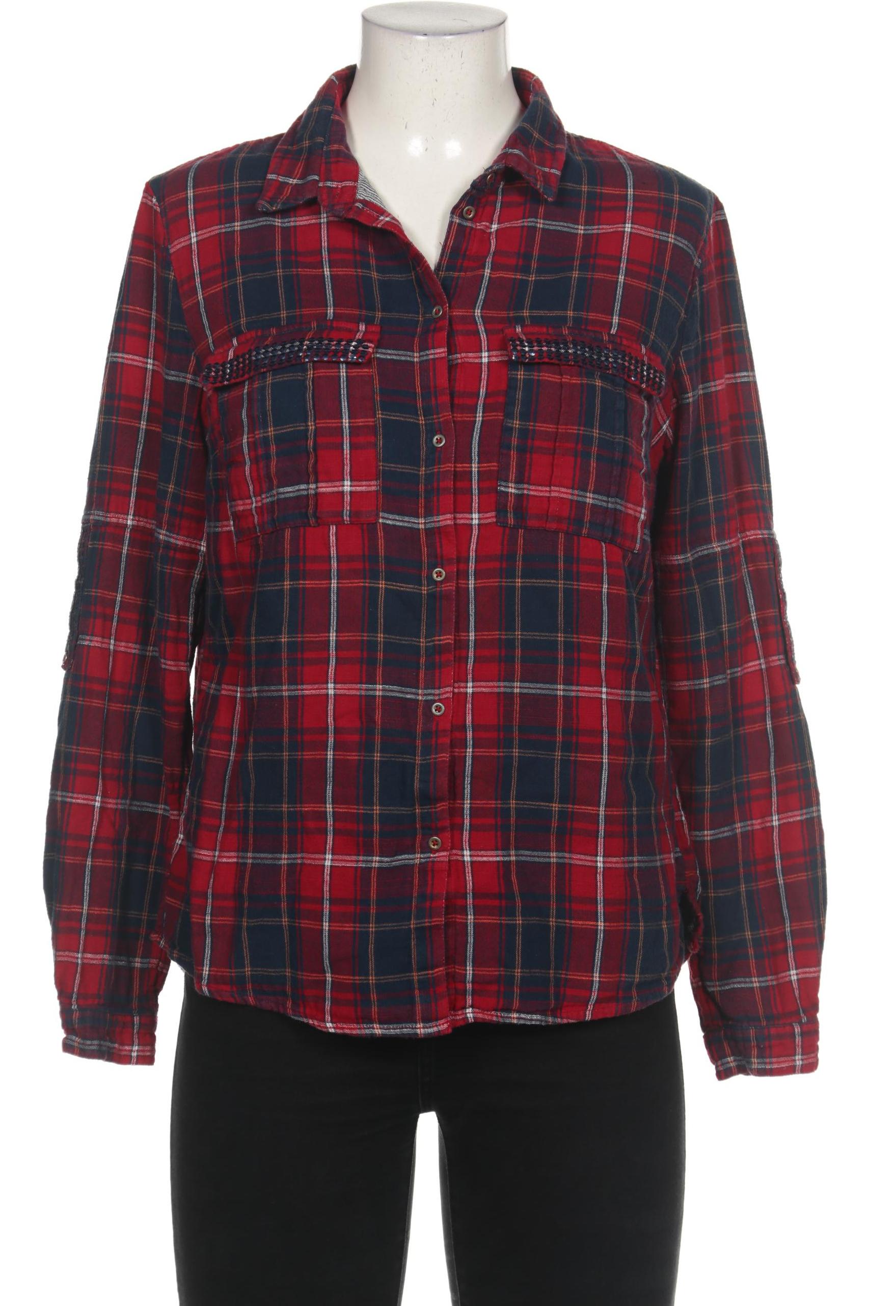 

edc by Esprit Damen Bluse, rot, Gr. 42