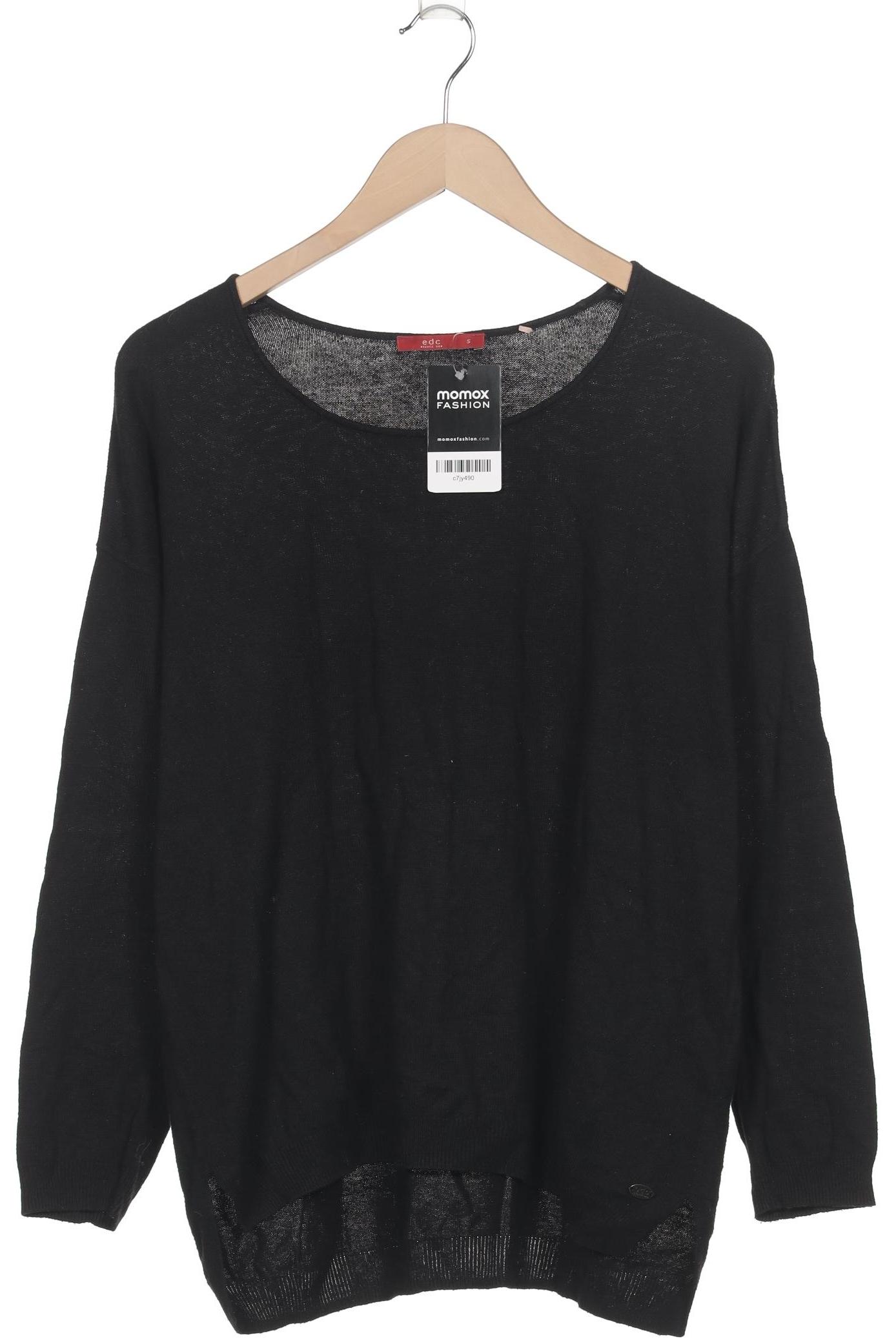 

edc by Esprit Damen Pullover, schwarz, Gr. 36
