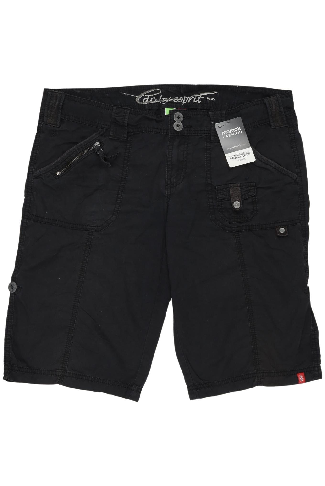 

edc by Esprit Damen Shorts, schwarz, Gr. 42