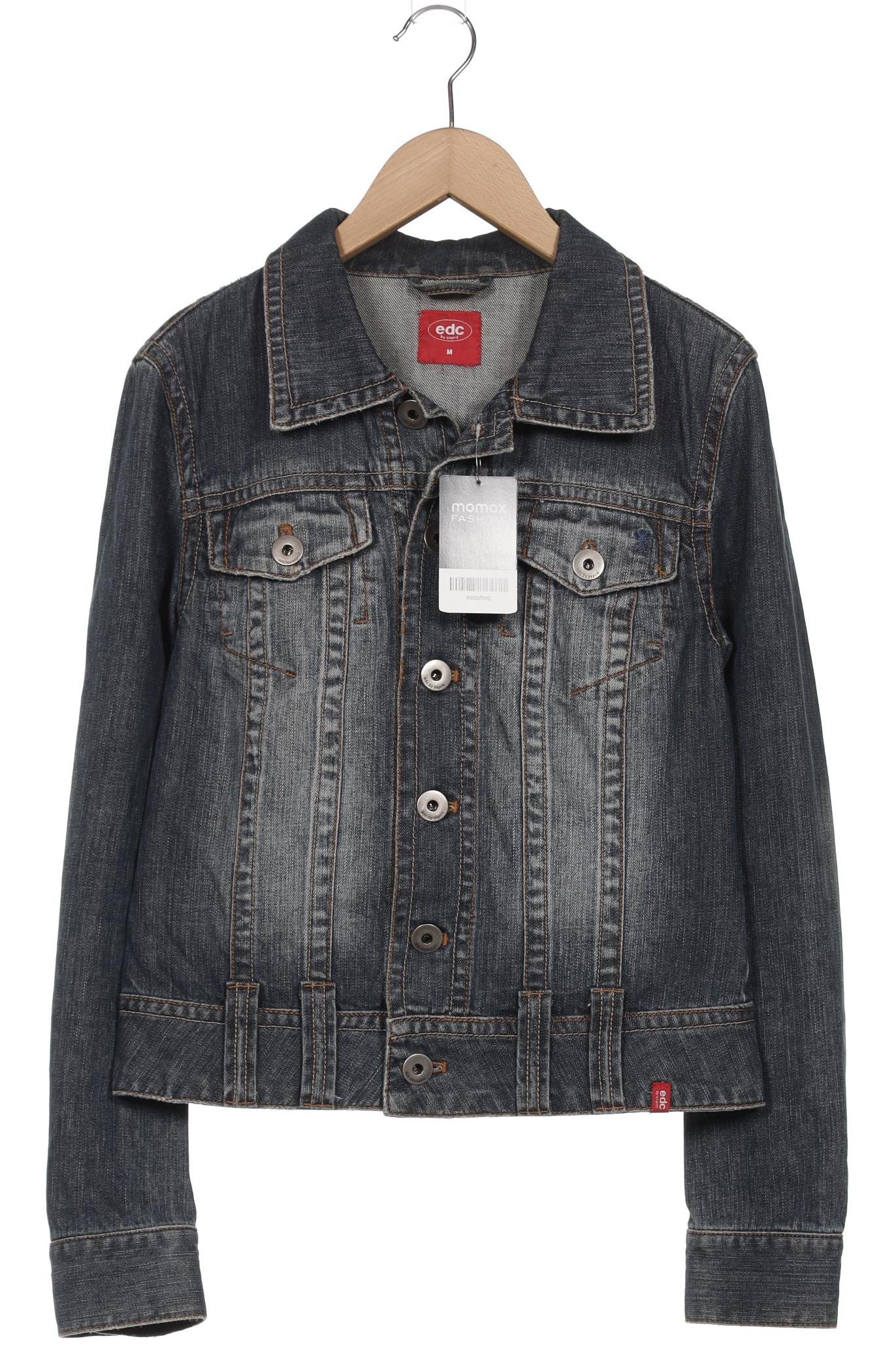 

edc by Esprit Damen Jacke, blau, Gr. 38