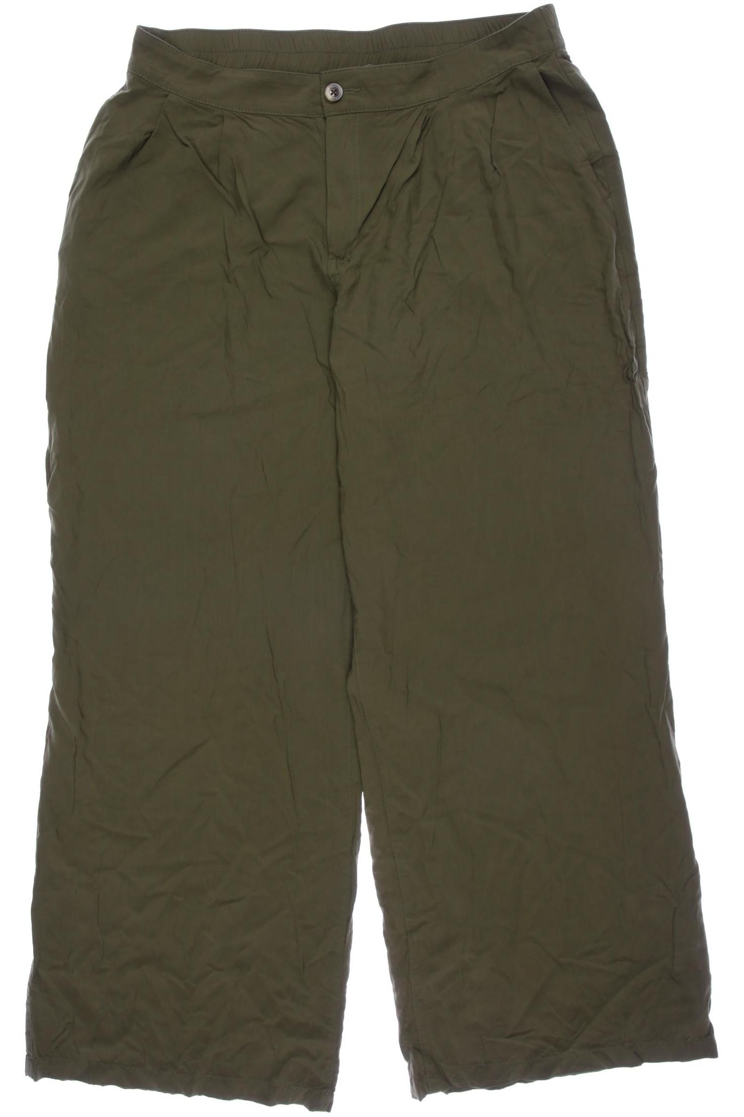 

edc by Esprit Damen Stoffhose, grün, Gr. 42