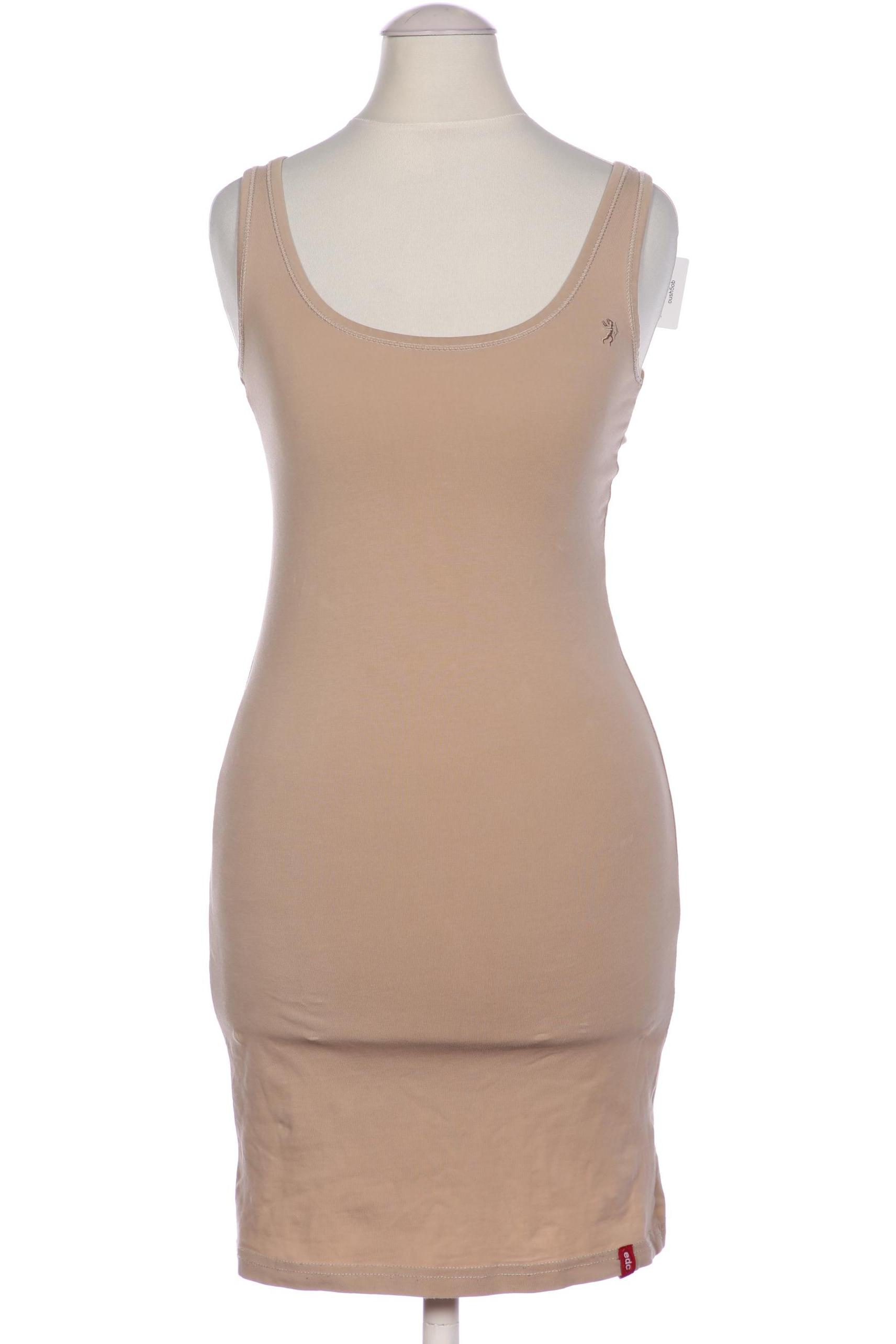 

edc by Esprit Damen Kleid, beige, Gr. 34