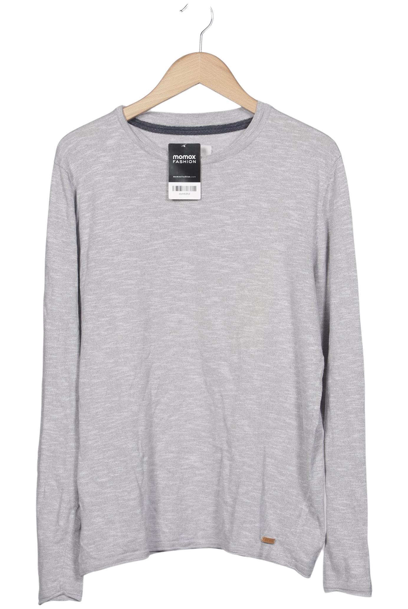 

edc by Esprit Herren Pullover, grau, Gr. 52