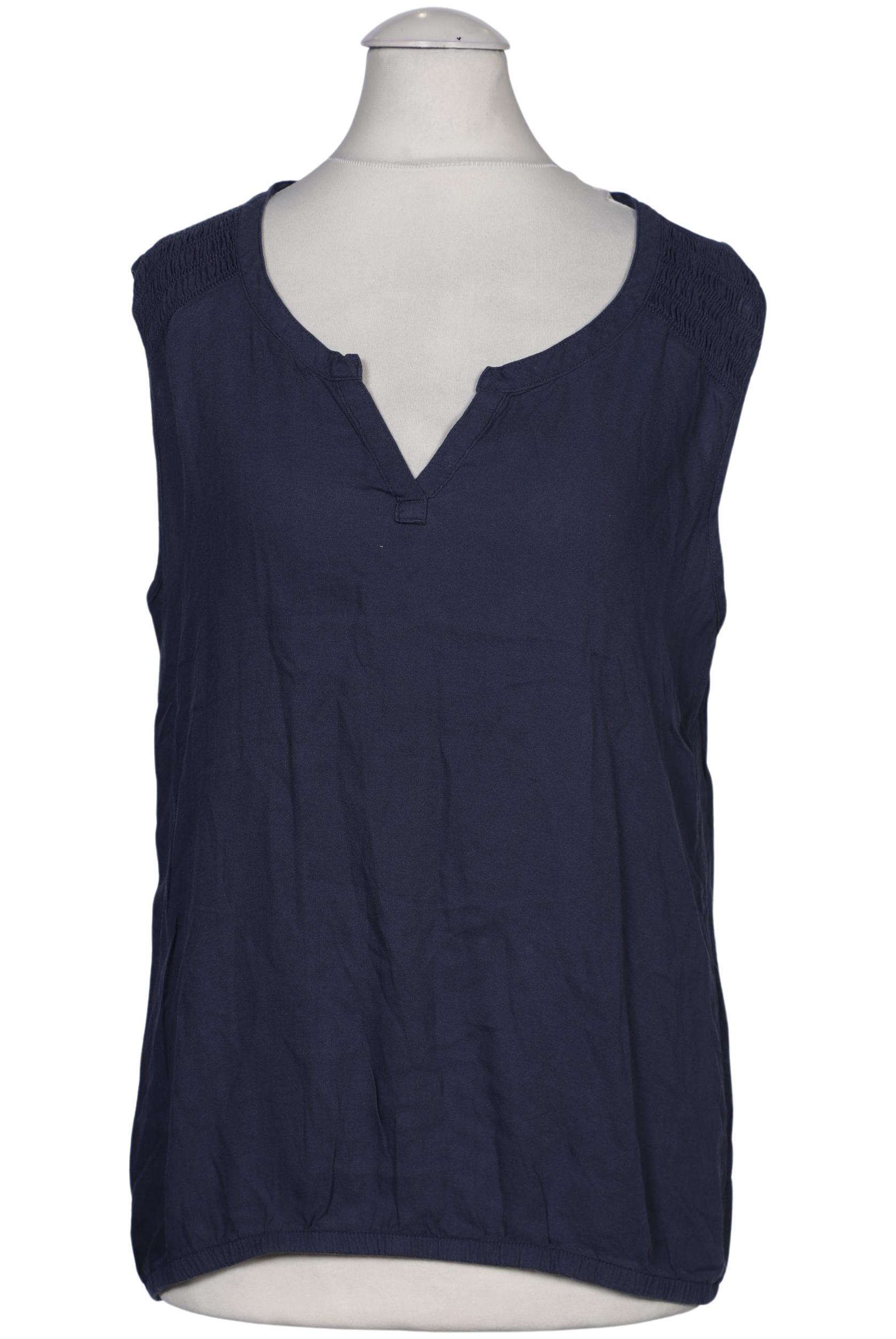 

edc by Esprit Damen Bluse, marineblau, Gr. 34