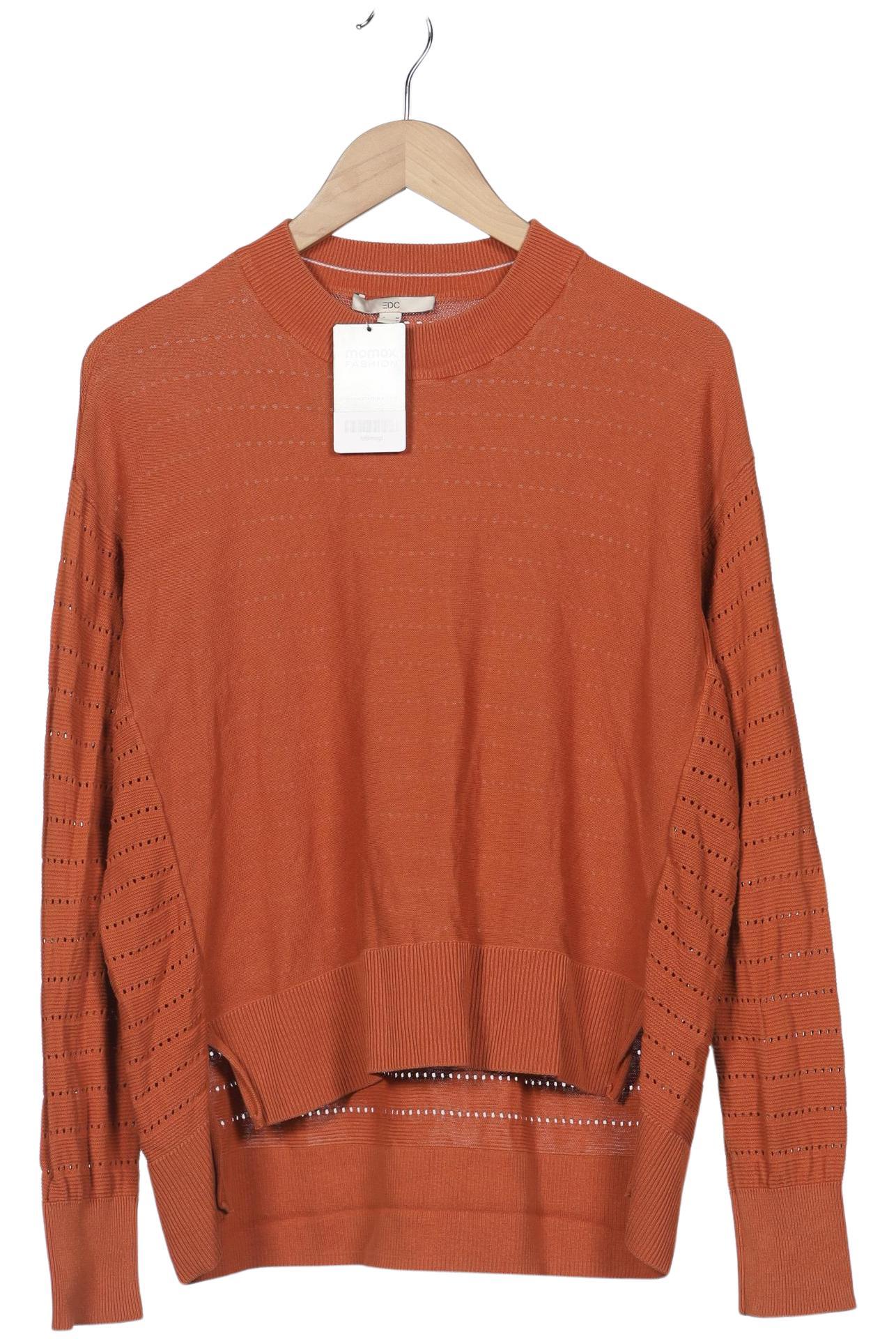 

edc by Esprit Damen Pullover, orange, Gr. 38