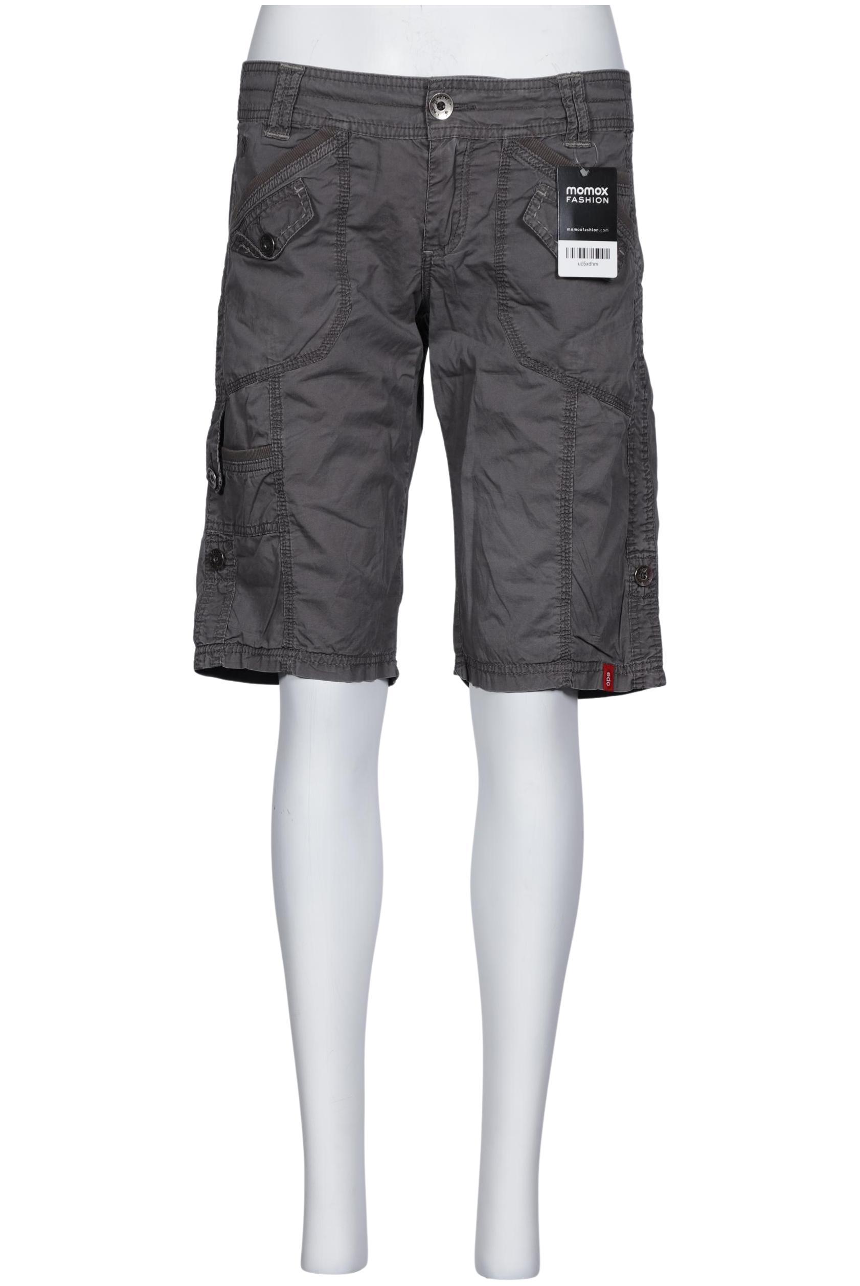 

edc by Esprit Damen Shorts, grau, Gr. 40