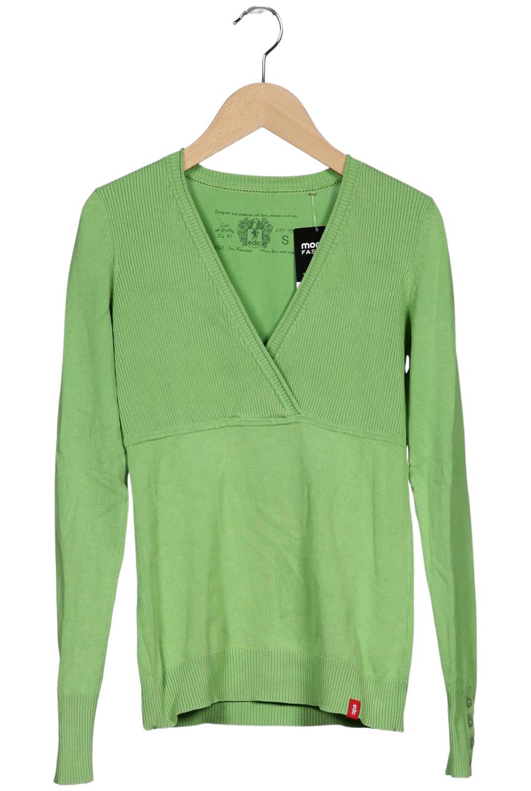 

edc by Esprit Damen Pullover, hellgrün, Gr. 36