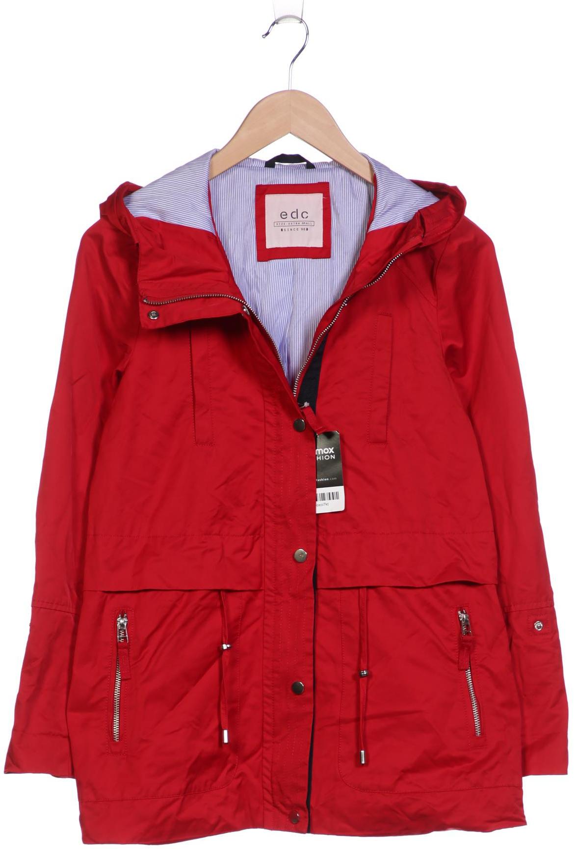 

edc by Esprit Damen Jacke, rot, Gr. 36