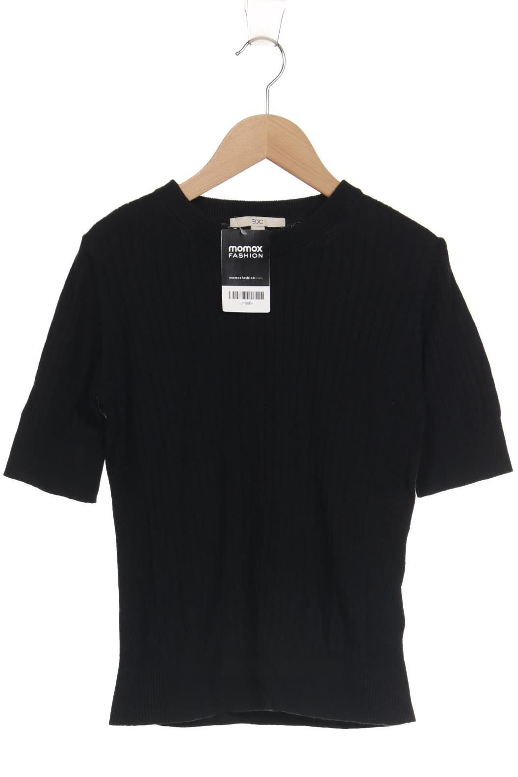 

edc by Esprit Damen Pullover, schwarz, Gr. 38