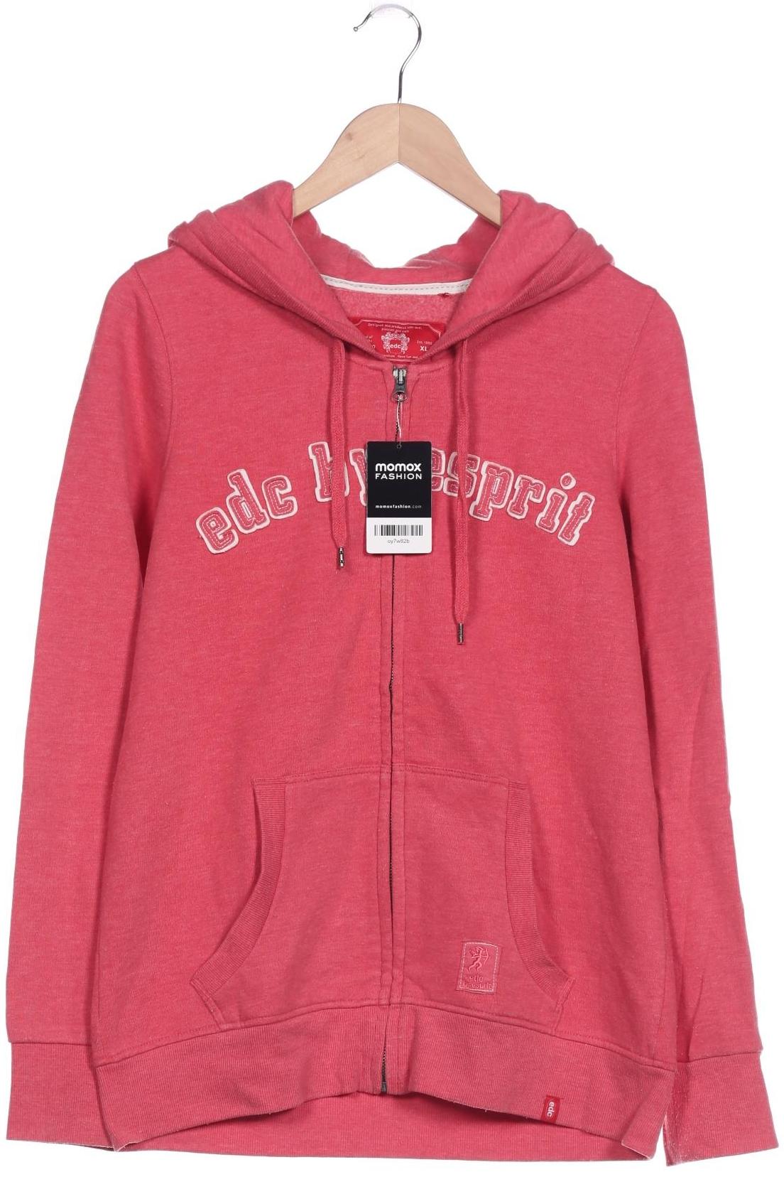 

edc by Esprit Damen Kapuzenpullover, pink, Gr. 44