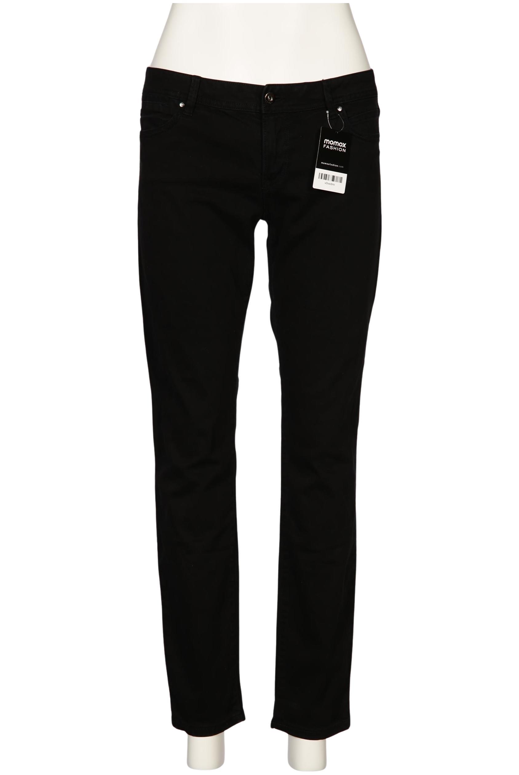 

edc by Esprit Damen Stoffhose, schwarz, Gr. 42