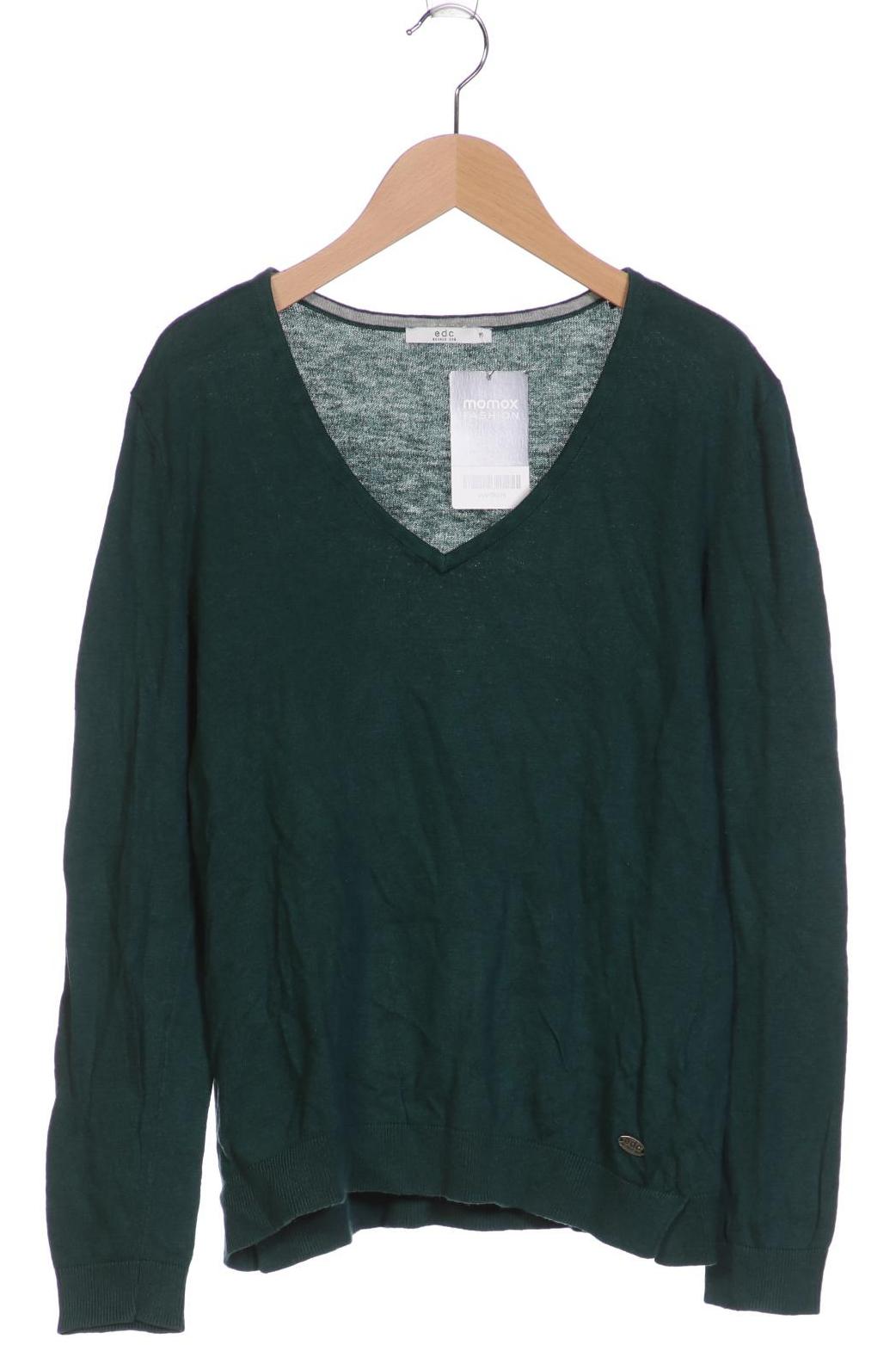 

edc by Esprit Damen Pullover, grün