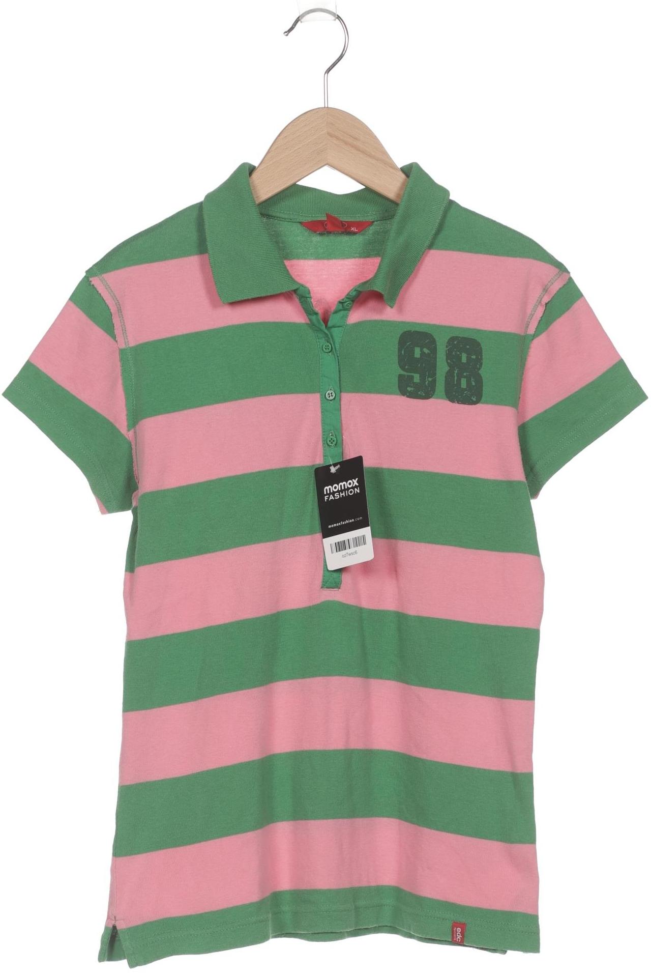 

edc by Esprit Damen Poloshirt, grün, Gr. 44